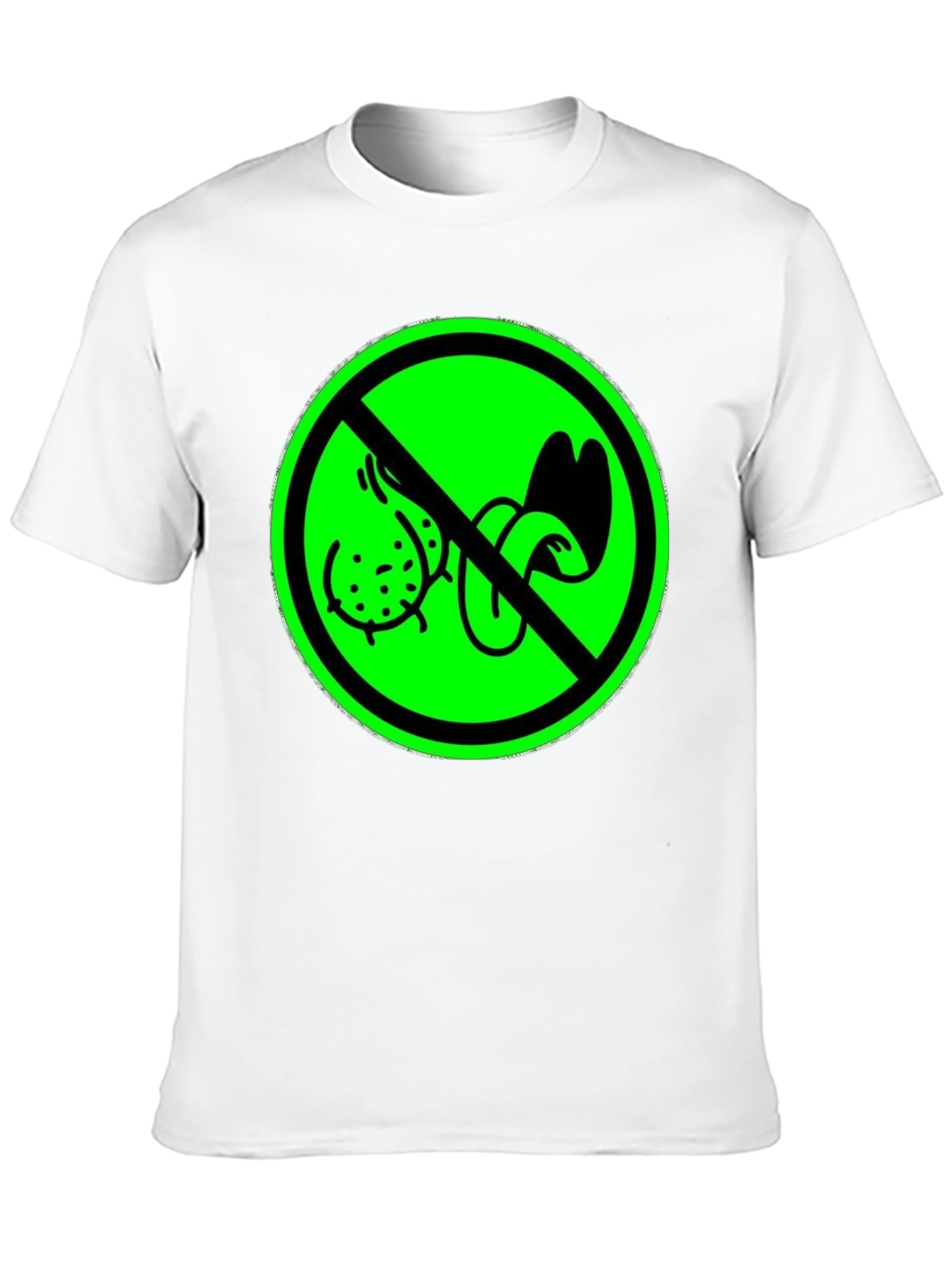 Funny Prohibit Balls T-Shirt - Adult Humor