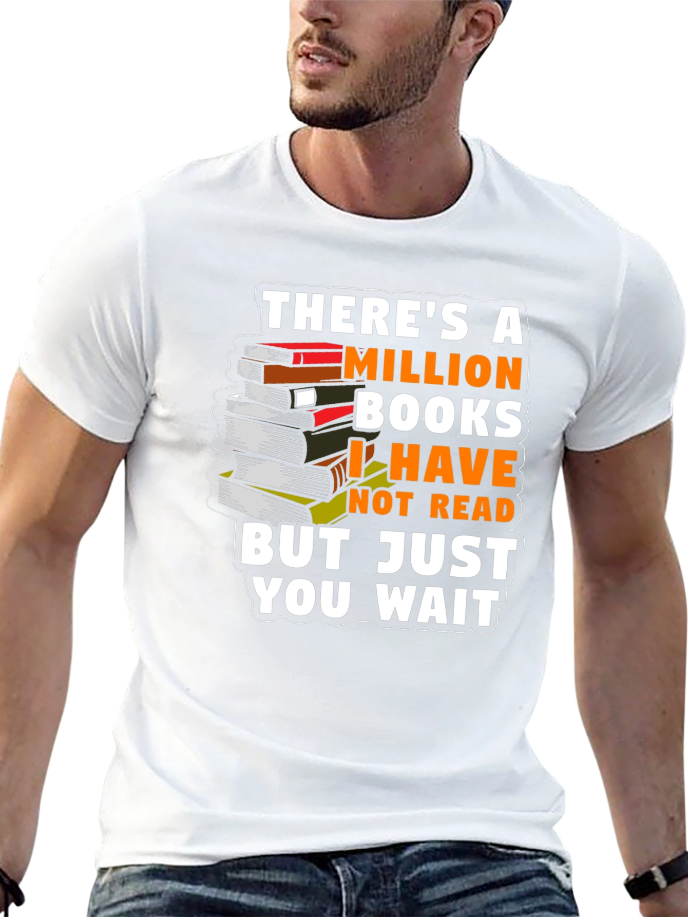 Million Books T-Shirt - Readers Delight