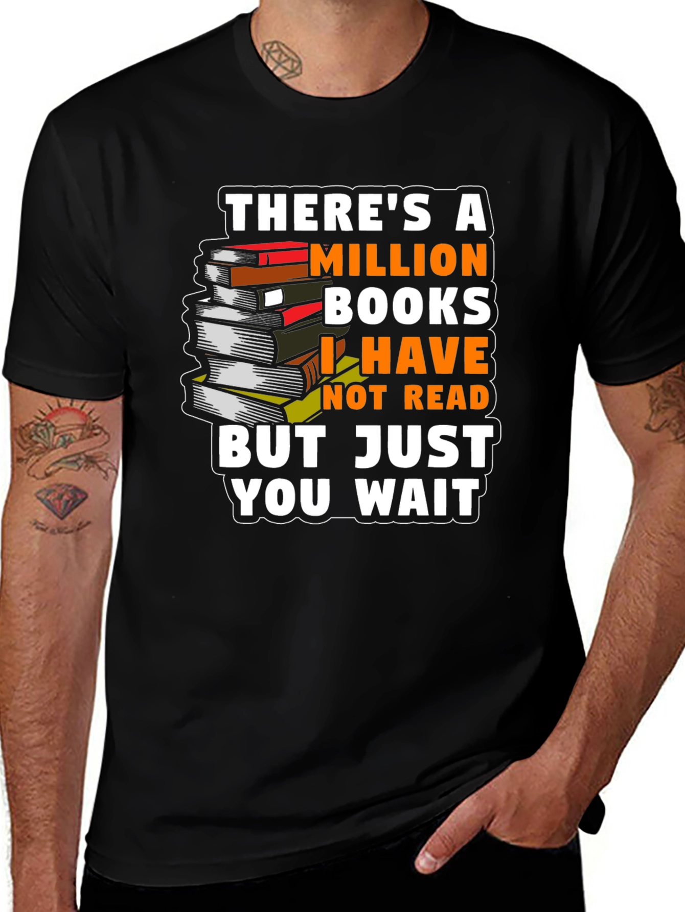 Million Books T-Shirt - Readers Delight
