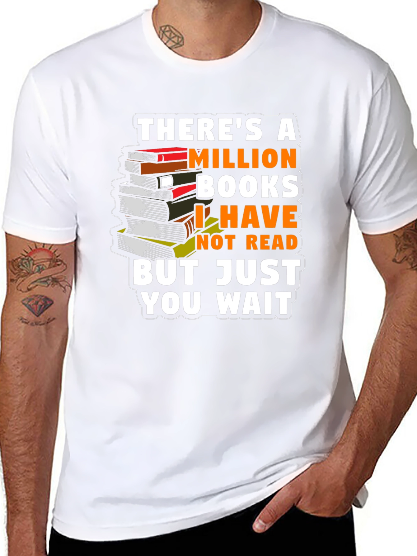 Million Books T-Shirt - Readers Delight
