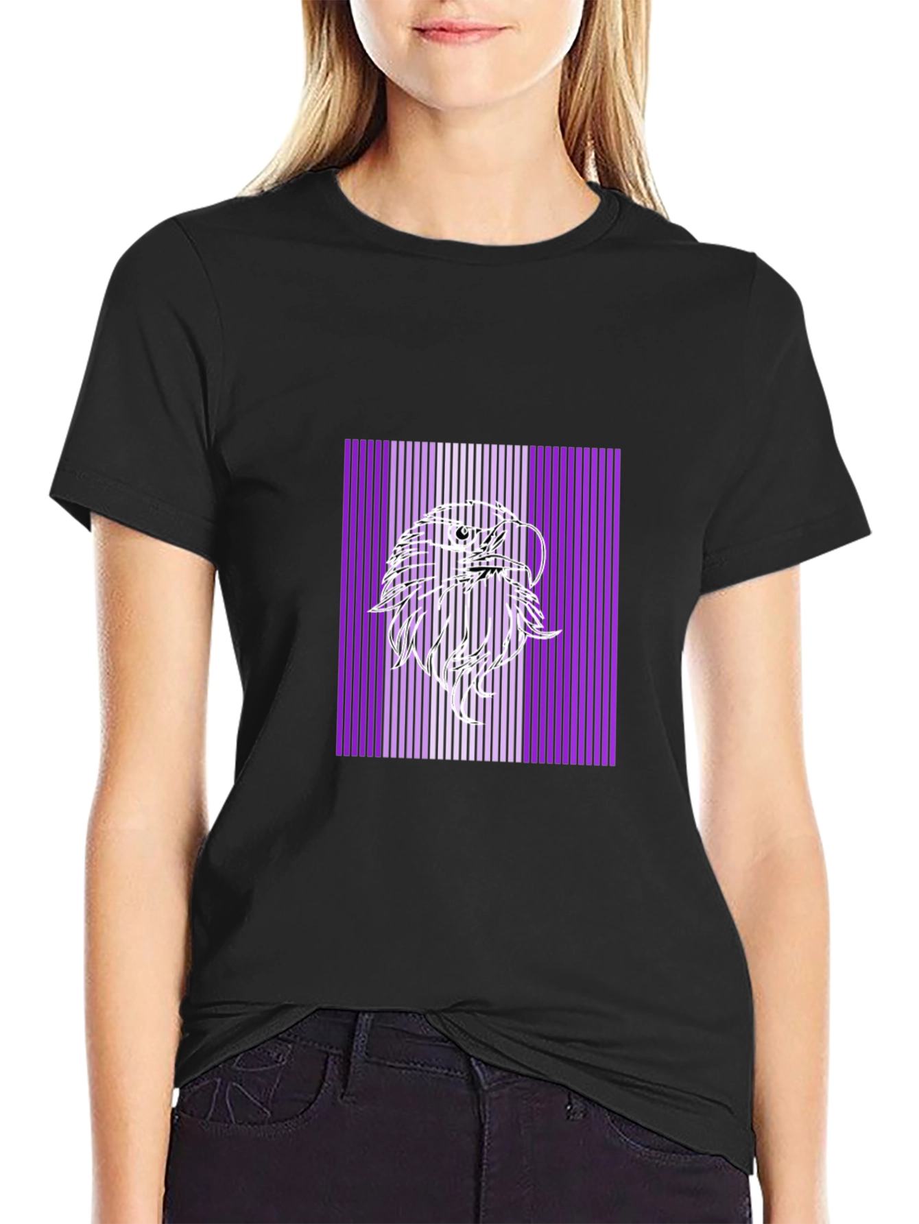 Eagle Graphic Black T-Shirt
