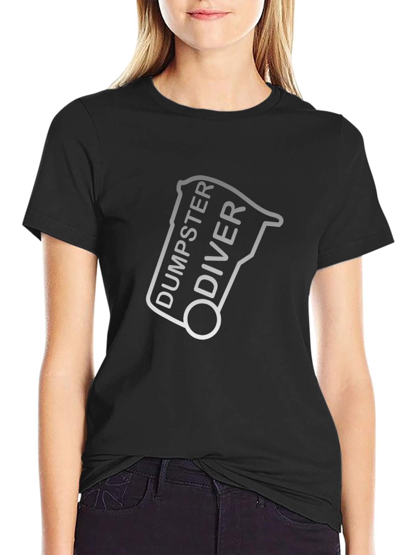 Dumpster Diver Graphic Tee - Novelty Humor T-Shirt