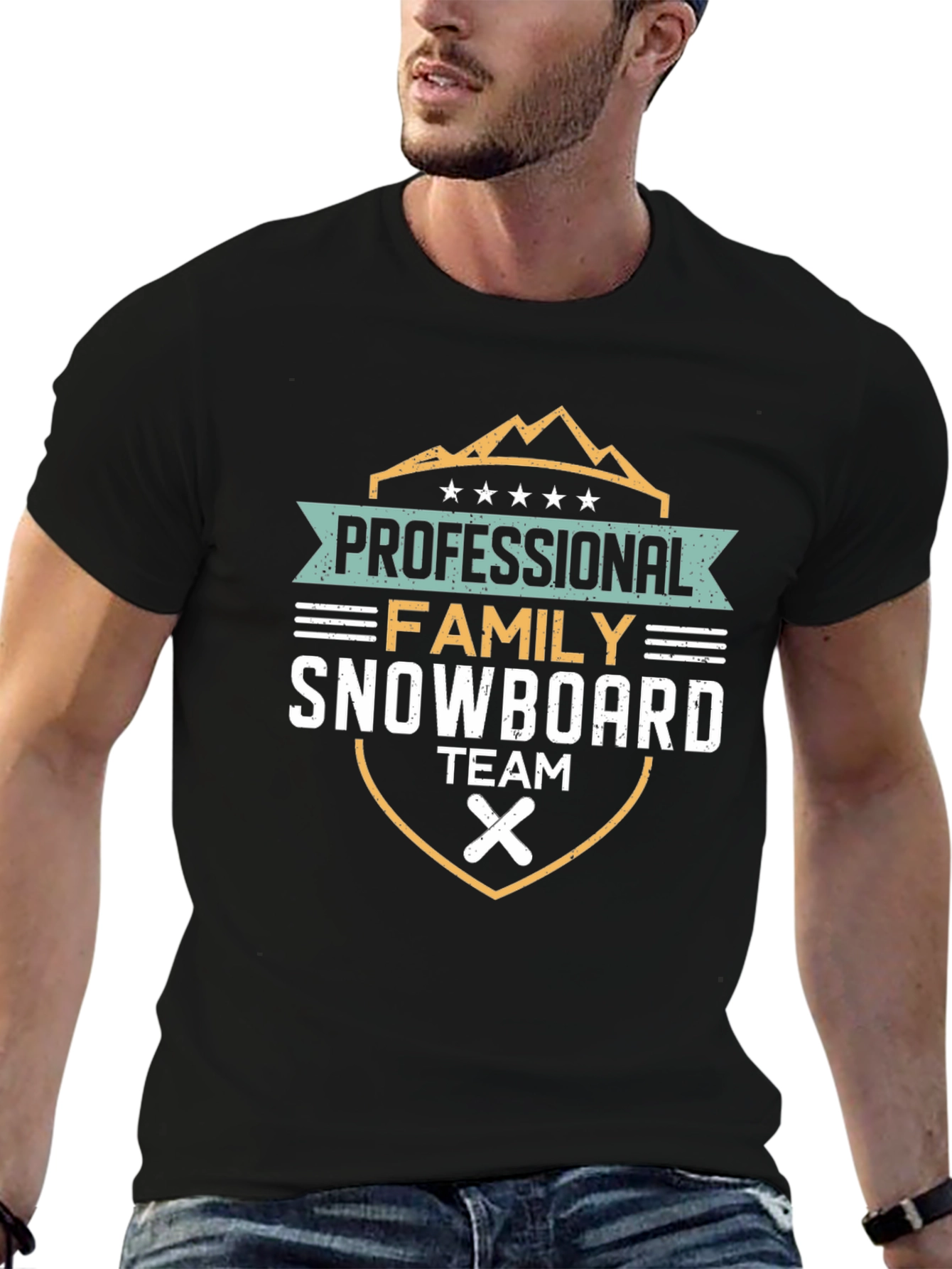 Professional Family Snowboard Team Graphic Tee