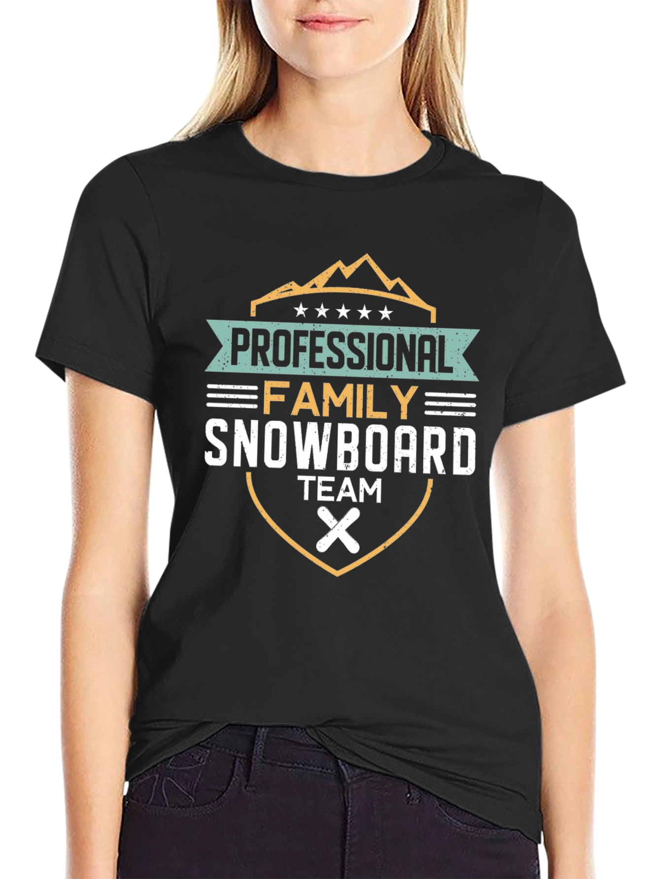Professional Family Snowboard Team Graphic Tee