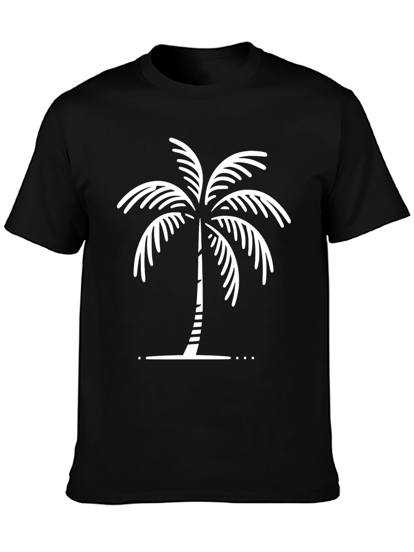Palm Tree Graphic Tee - Relaxed Fit Cotton Shirt