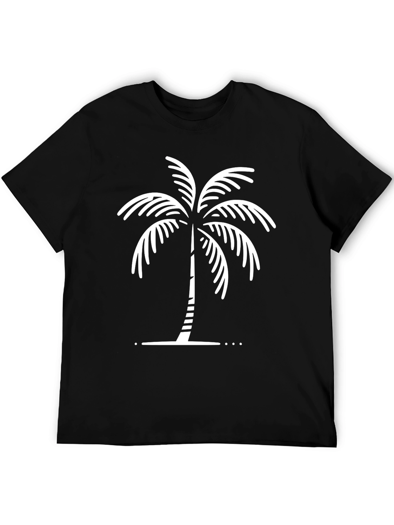 Palm Tree Graphic Tee - Relaxed Fit Cotton Shirt
