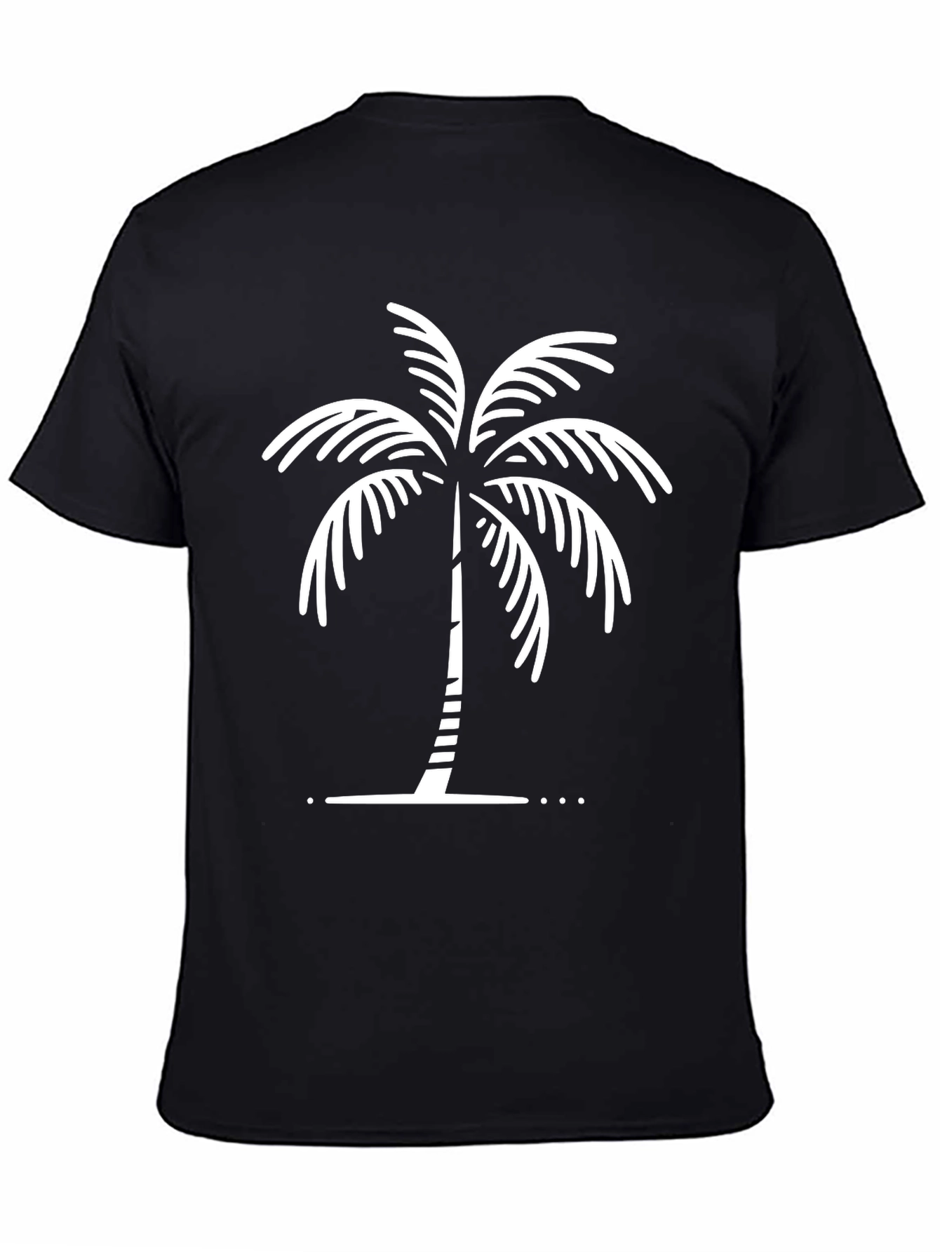 Palm Tree Graphic Tee - Relaxed Fit Cotton Shirt