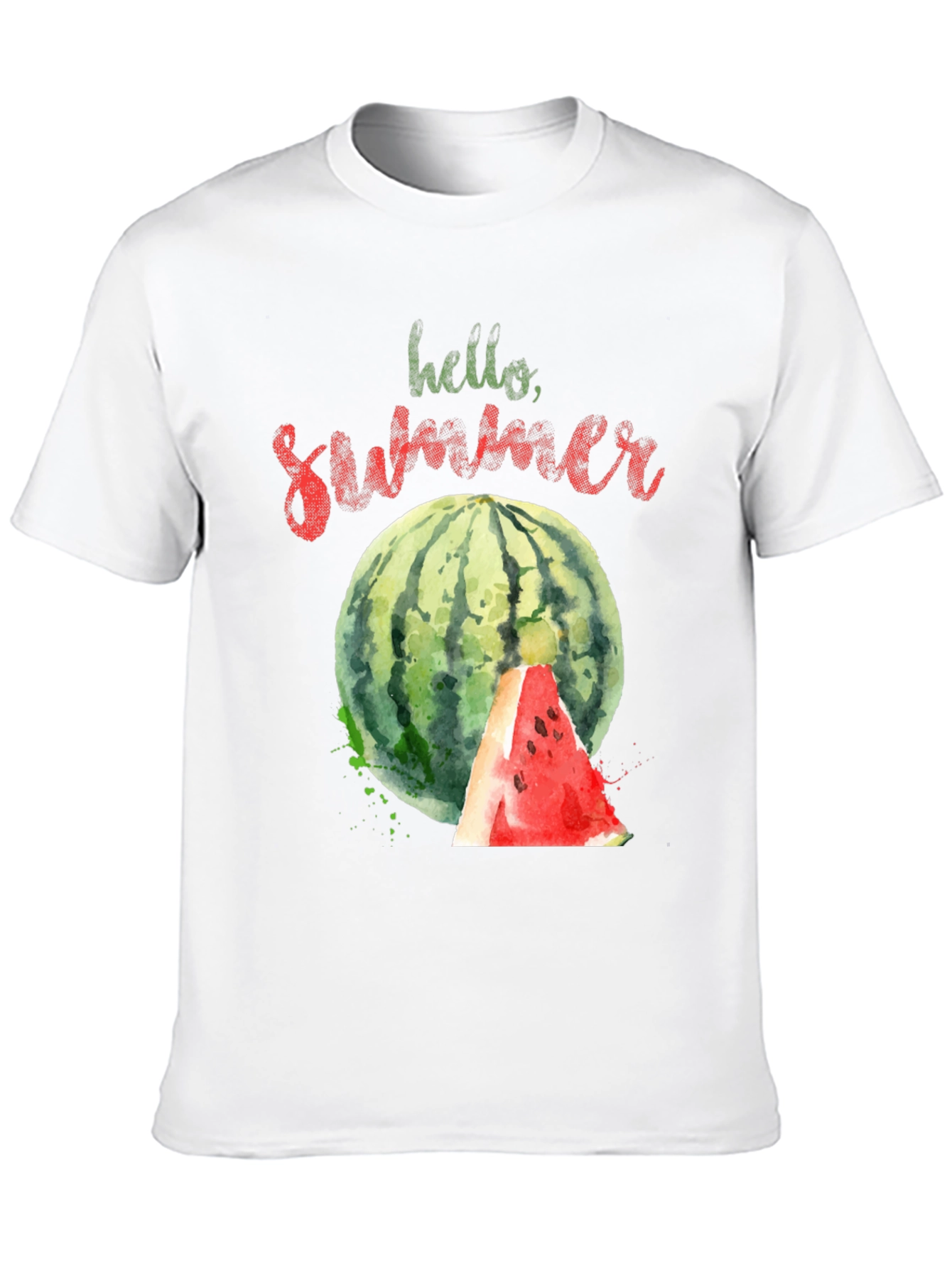 Hello Summer Watermelon Graphic Tee
