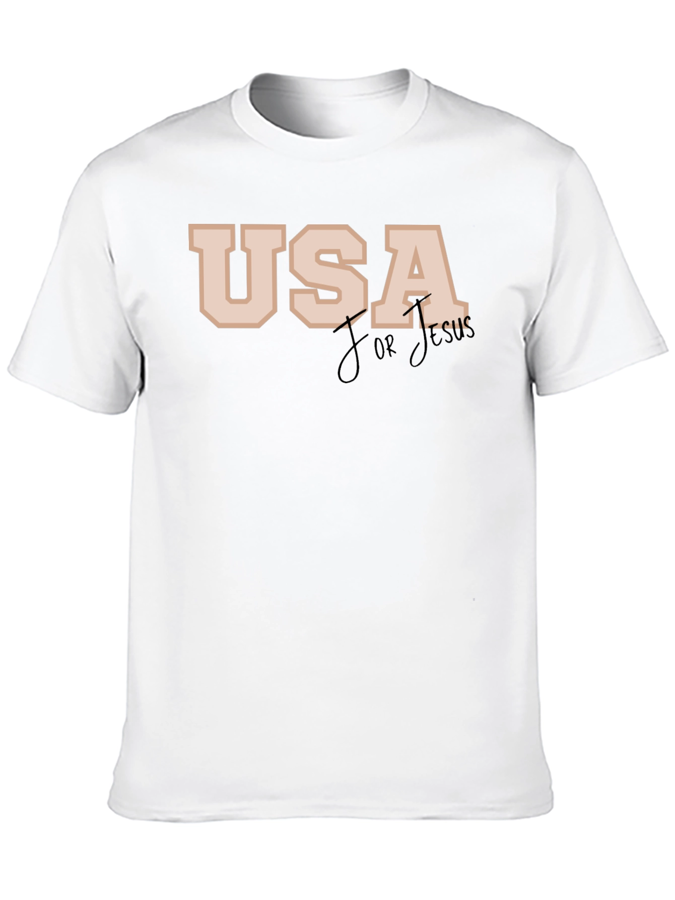 USA for Jesus Black T-Shirt