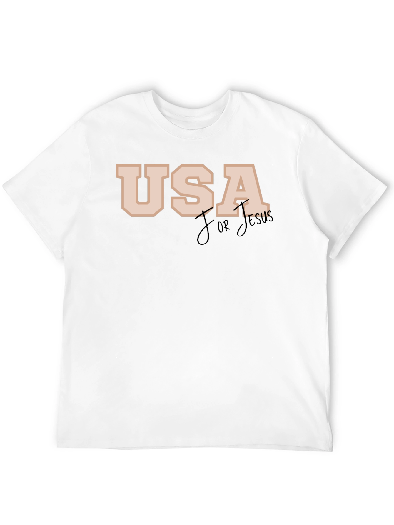 USA for Jesus Black T-Shirt