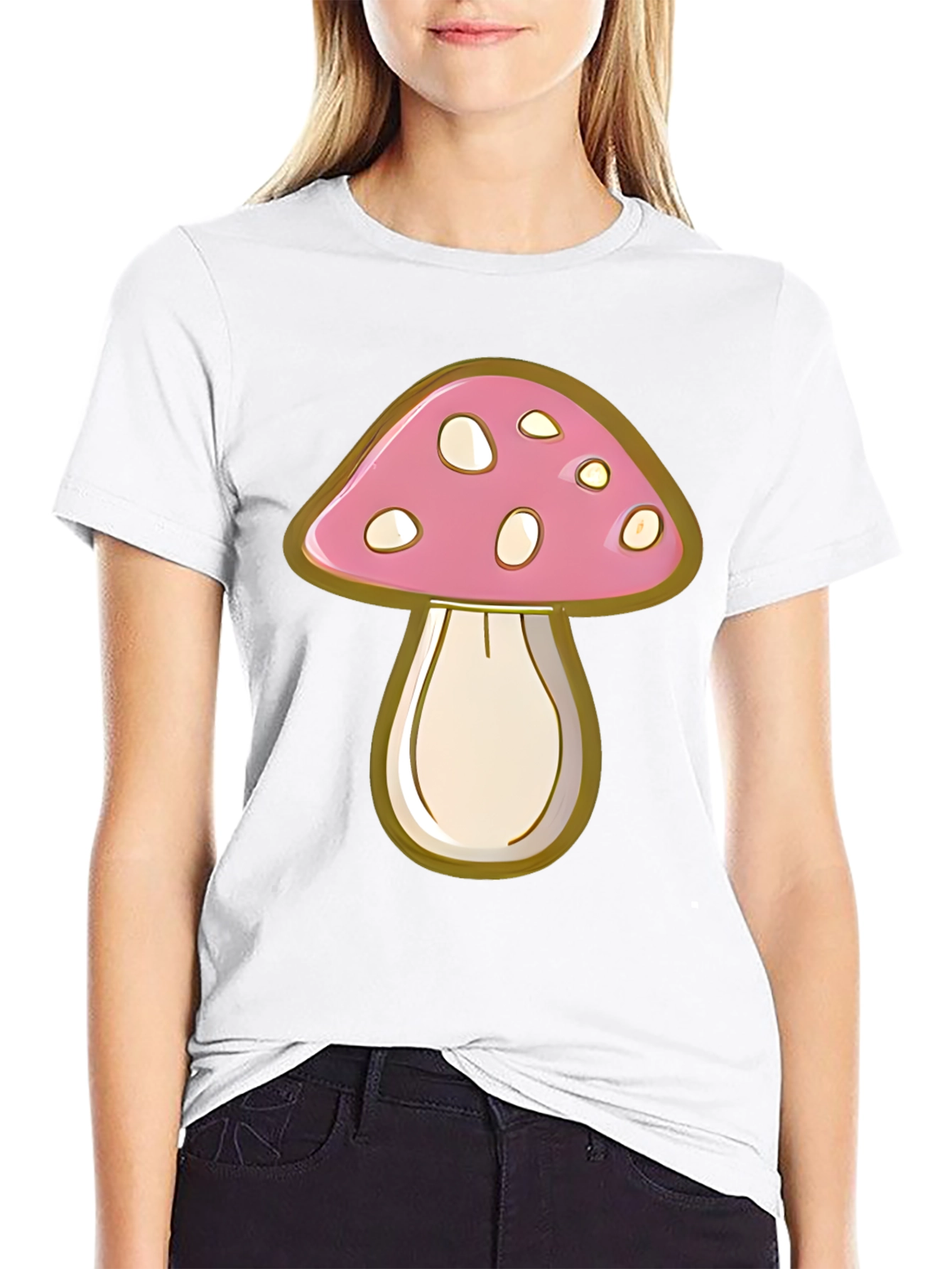Mushroom Graphic Tee - Funky Style