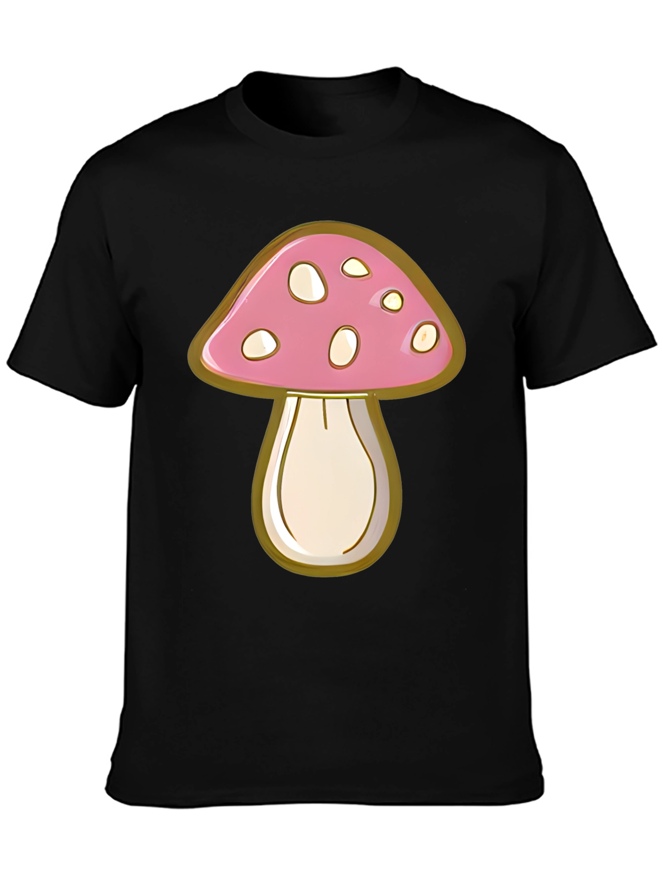 Mushroom Graphic Tee - Funky Style