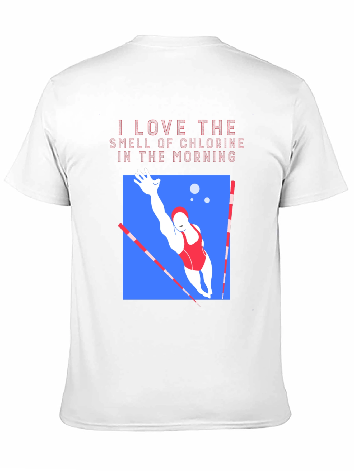 Chlorine Smell Swimmer Graphic T-Shirt