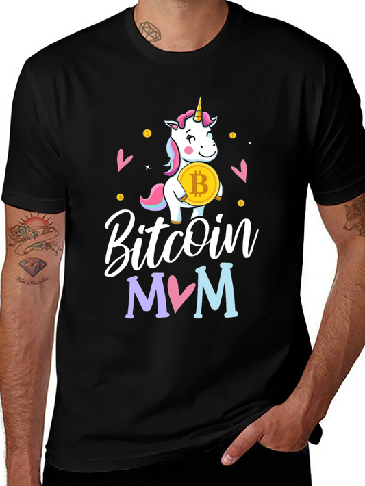Bitcoin Mom Unicorn T-Shirt