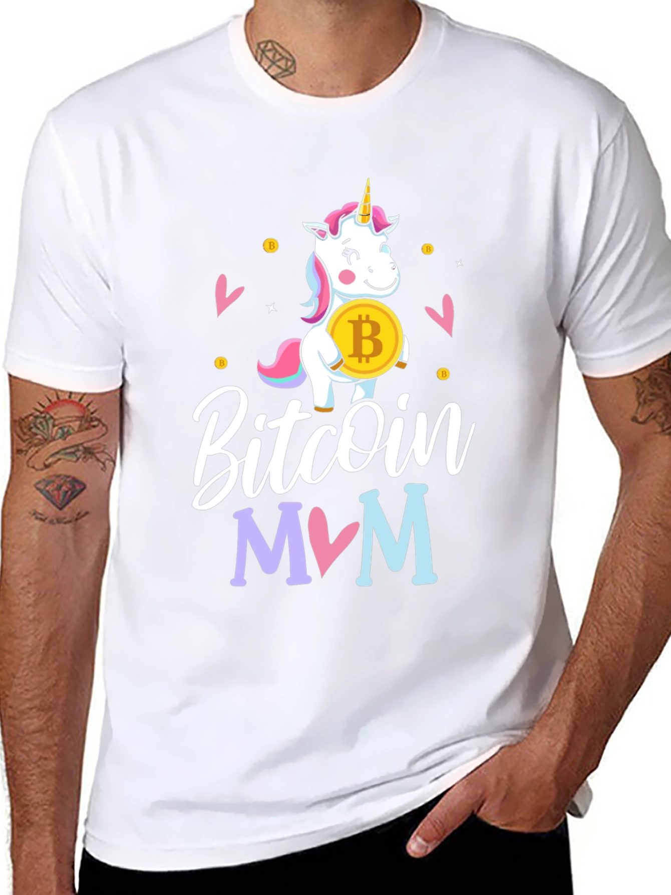 Bitcoin Mom Unicorn T-Shirt