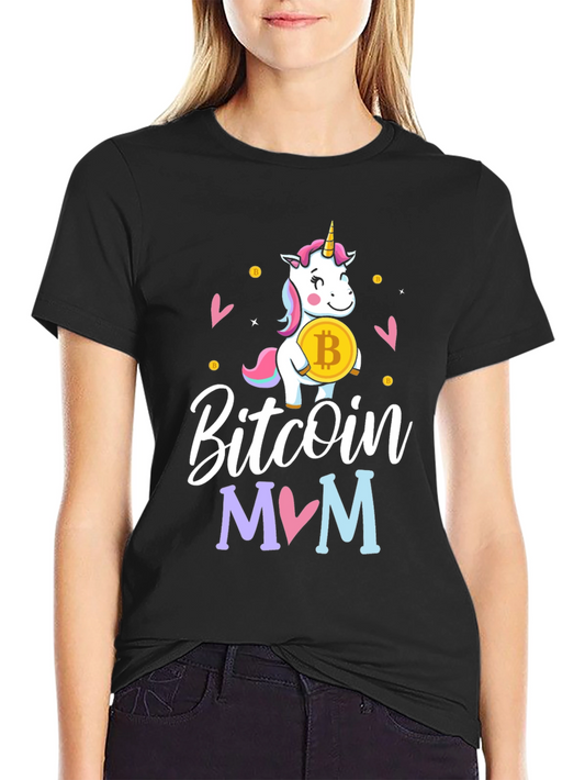 Bitcoin Mom Unicorn T-Shirt