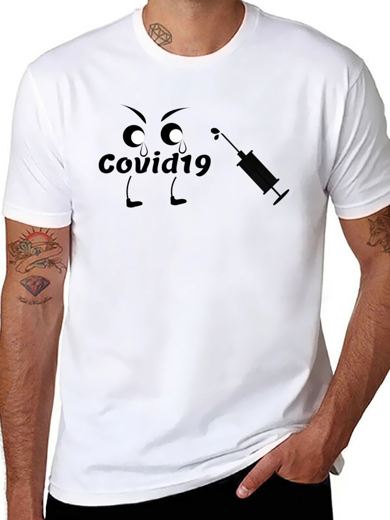 Funny Anti-COVID-19 Vaccination T-Shirt