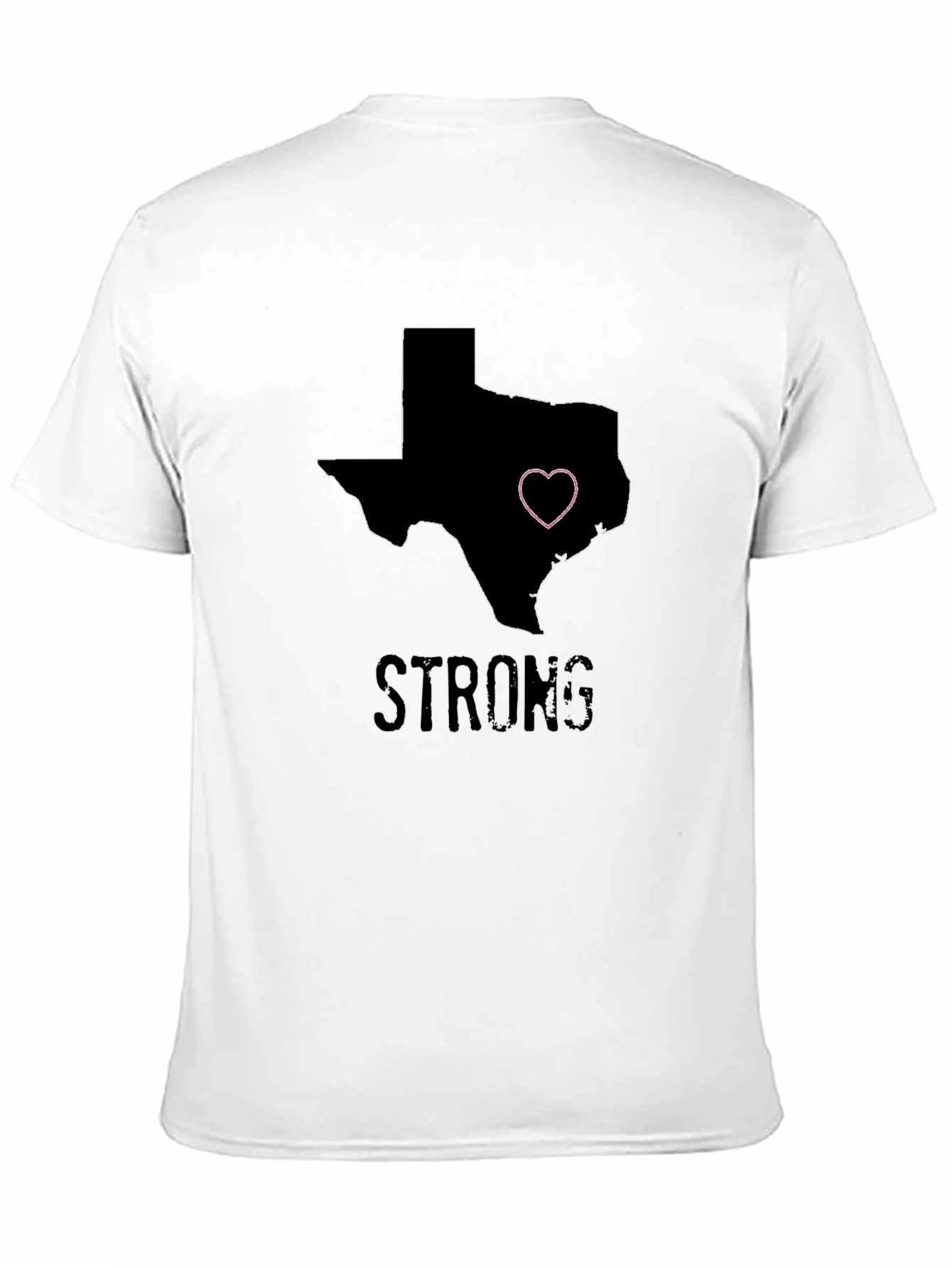 Texas Strong Heart Graphic Tee - Black