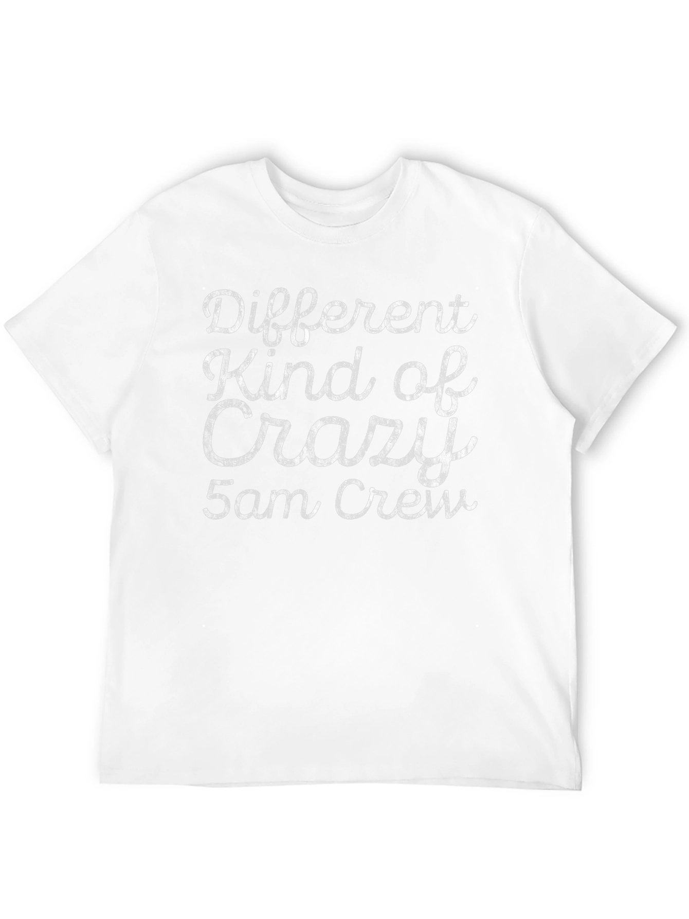 Different Kind of Crazy 5am Crew Black T-Shirt