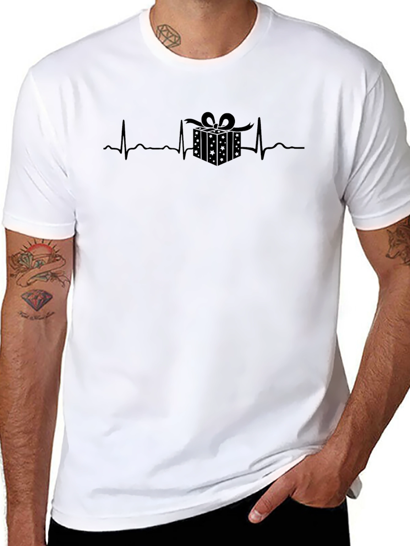 Heartbeat Gift T-Shirt - Unique Present Lover Tee