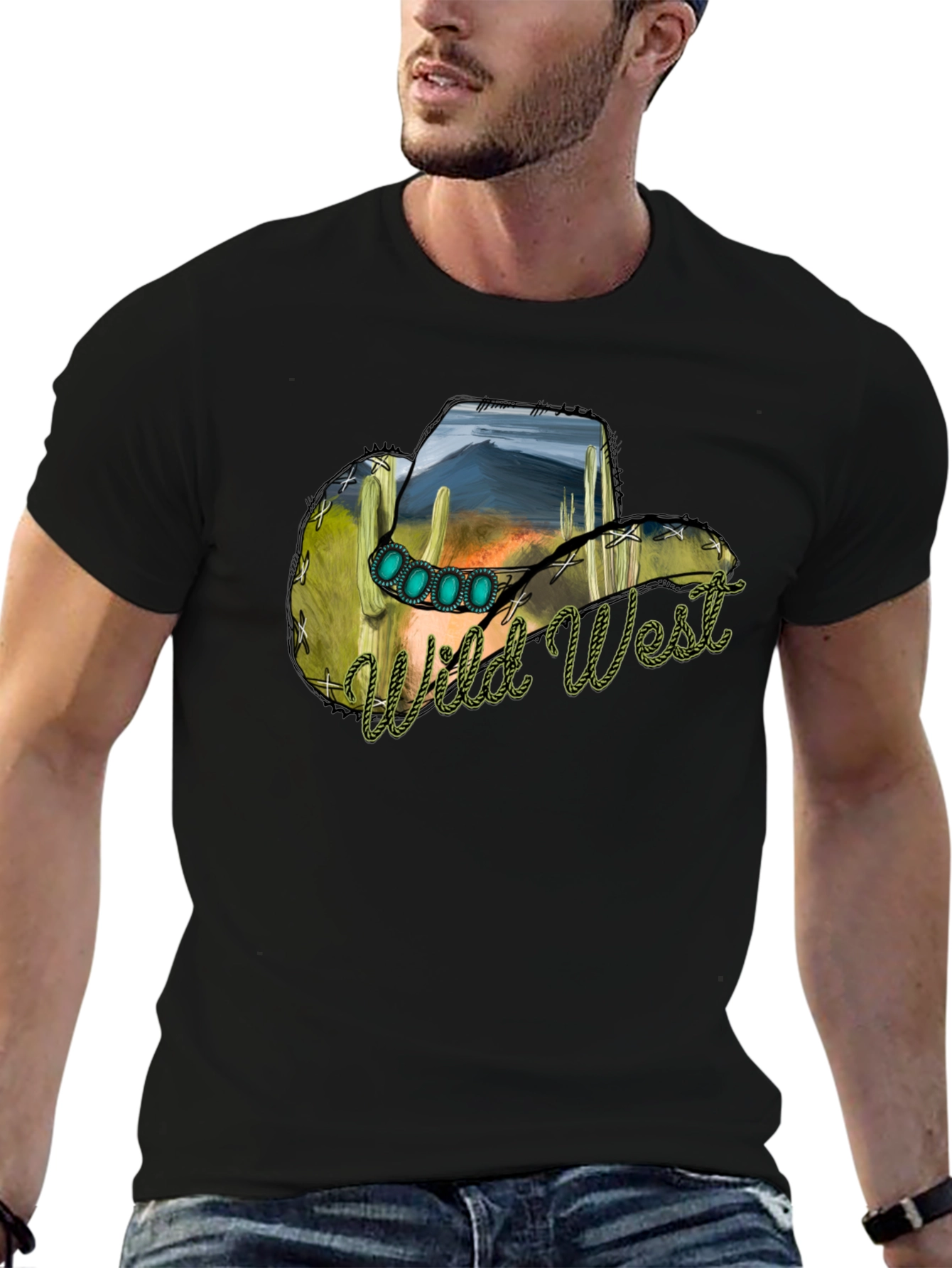 Wild West Cowboy Hat Tee