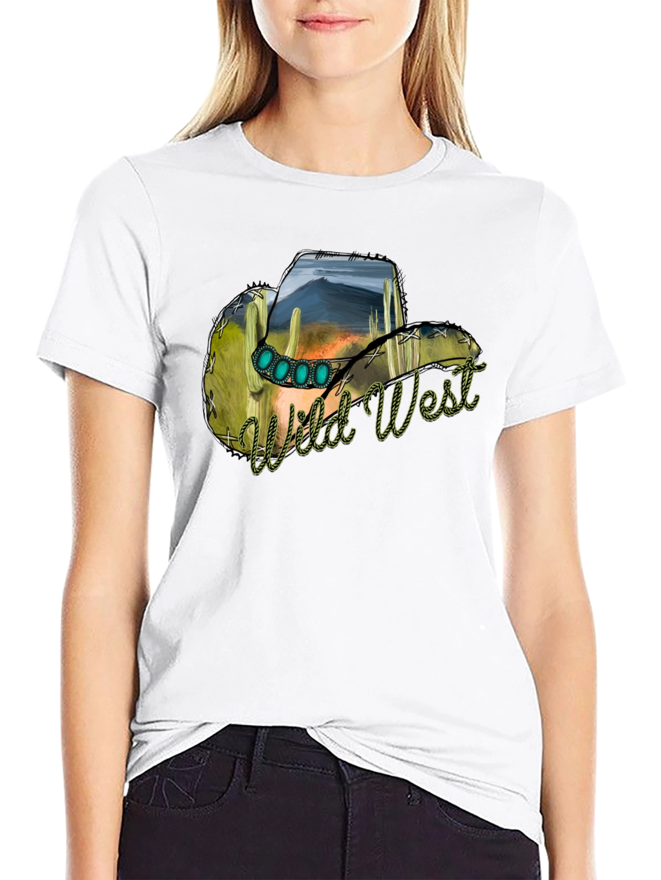 Wild West Cowboy Hat Tee