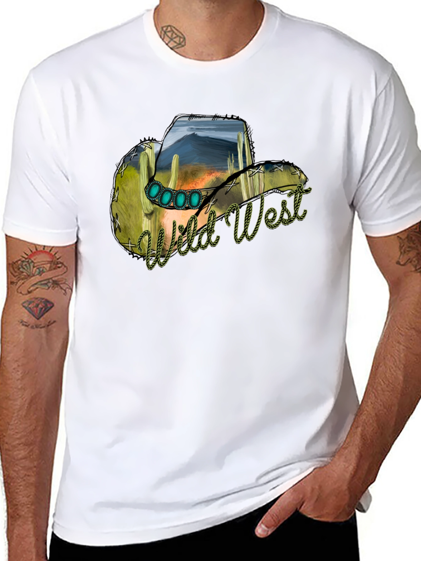 Wild West Cowboy Hat Tee