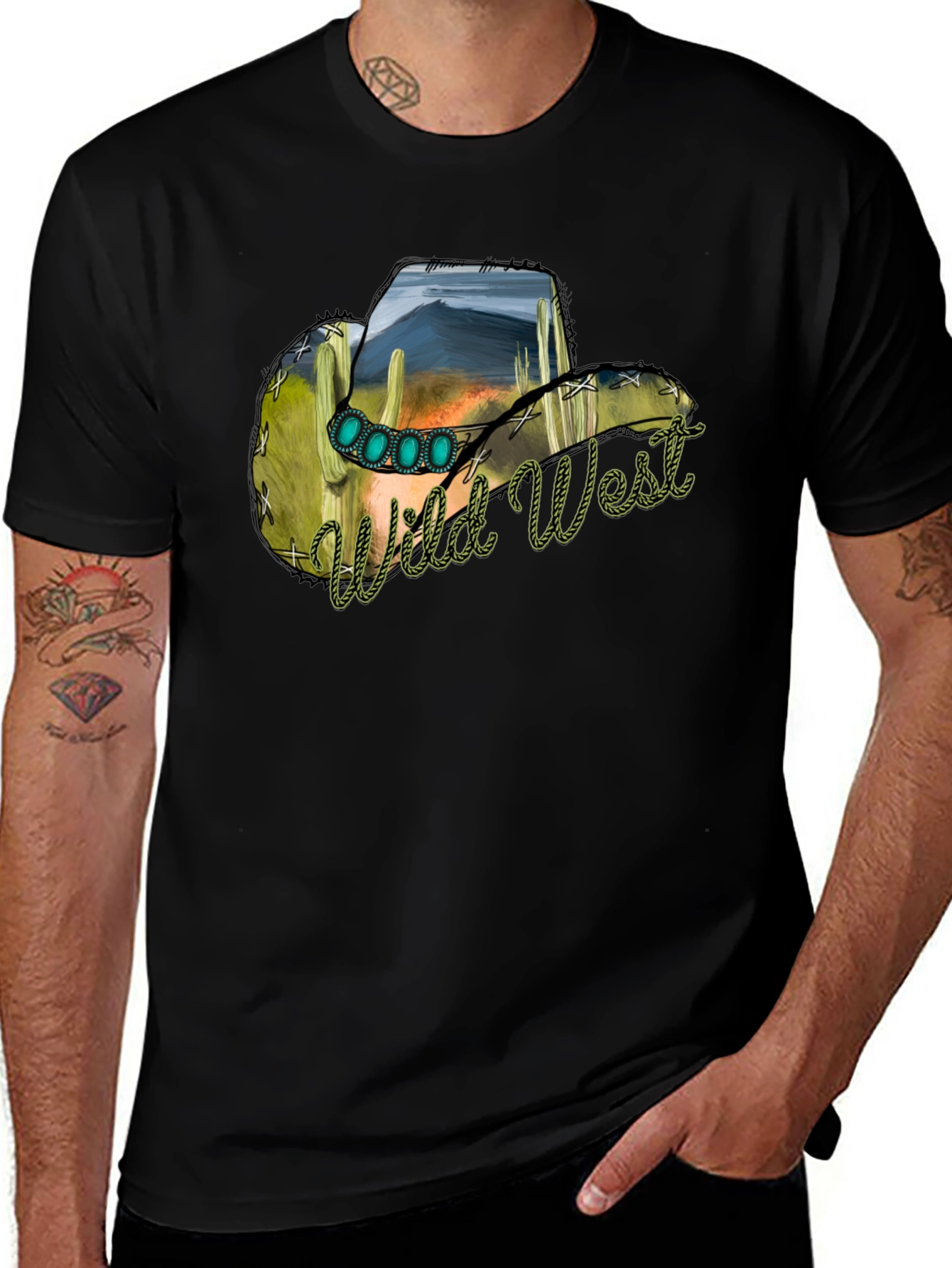 Wild West Cowboy Hat Tee