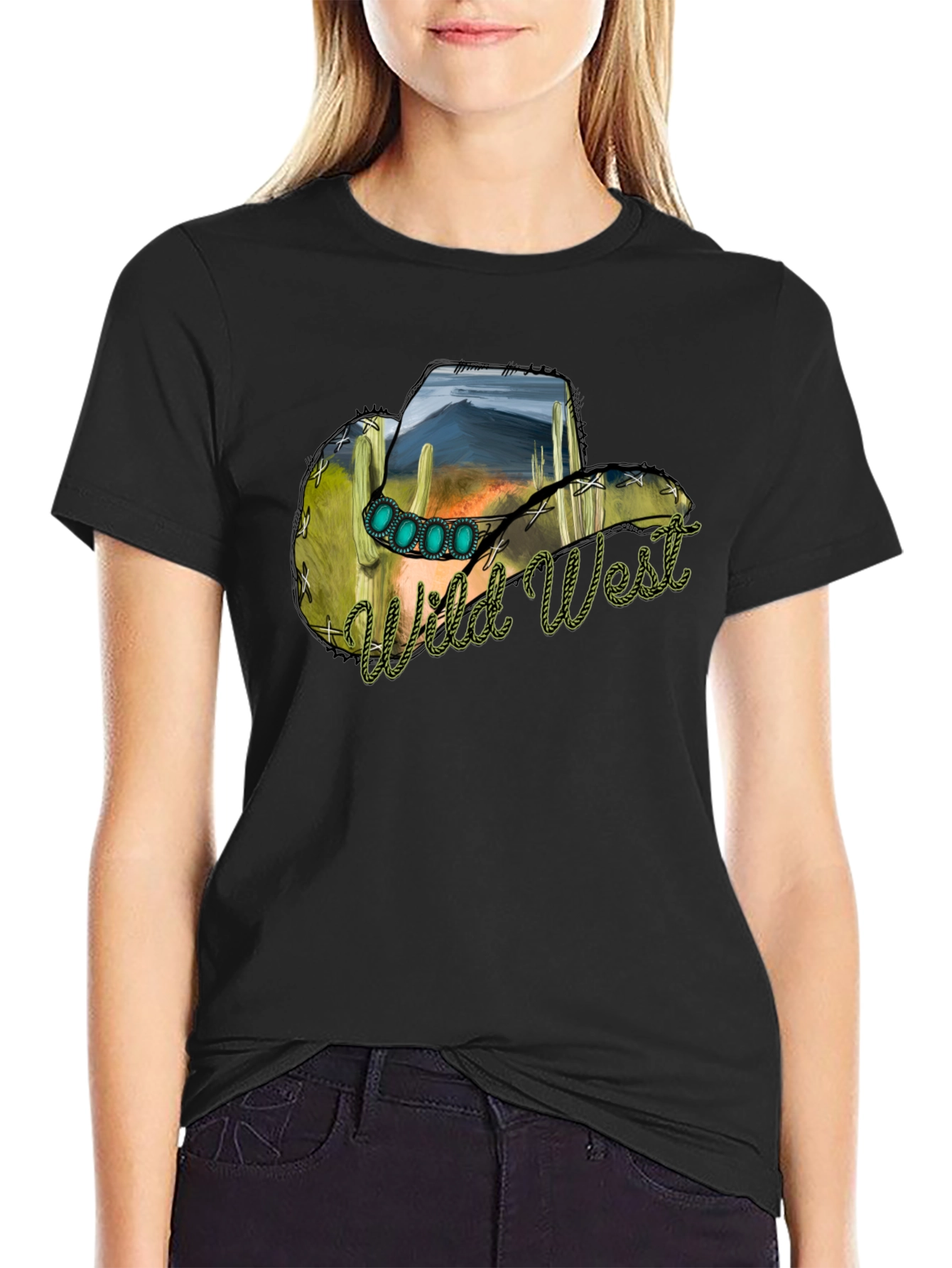 Wild West Cowboy Hat Tee