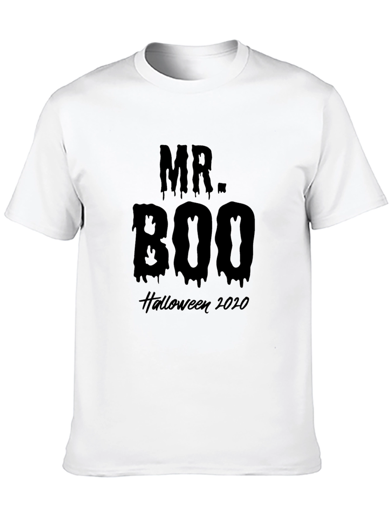 Mr. Boo Halloween 2020 Black Graphic Tee