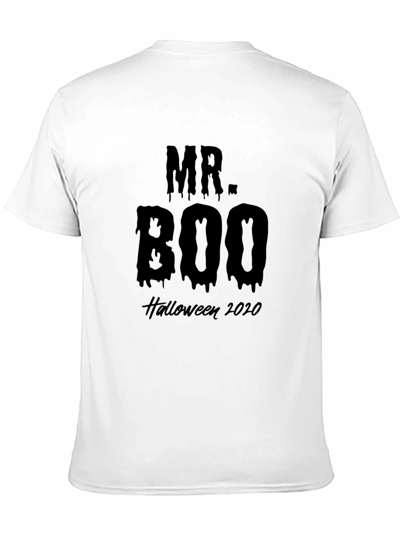 Mr. Boo Halloween 2020 Black Graphic Tee