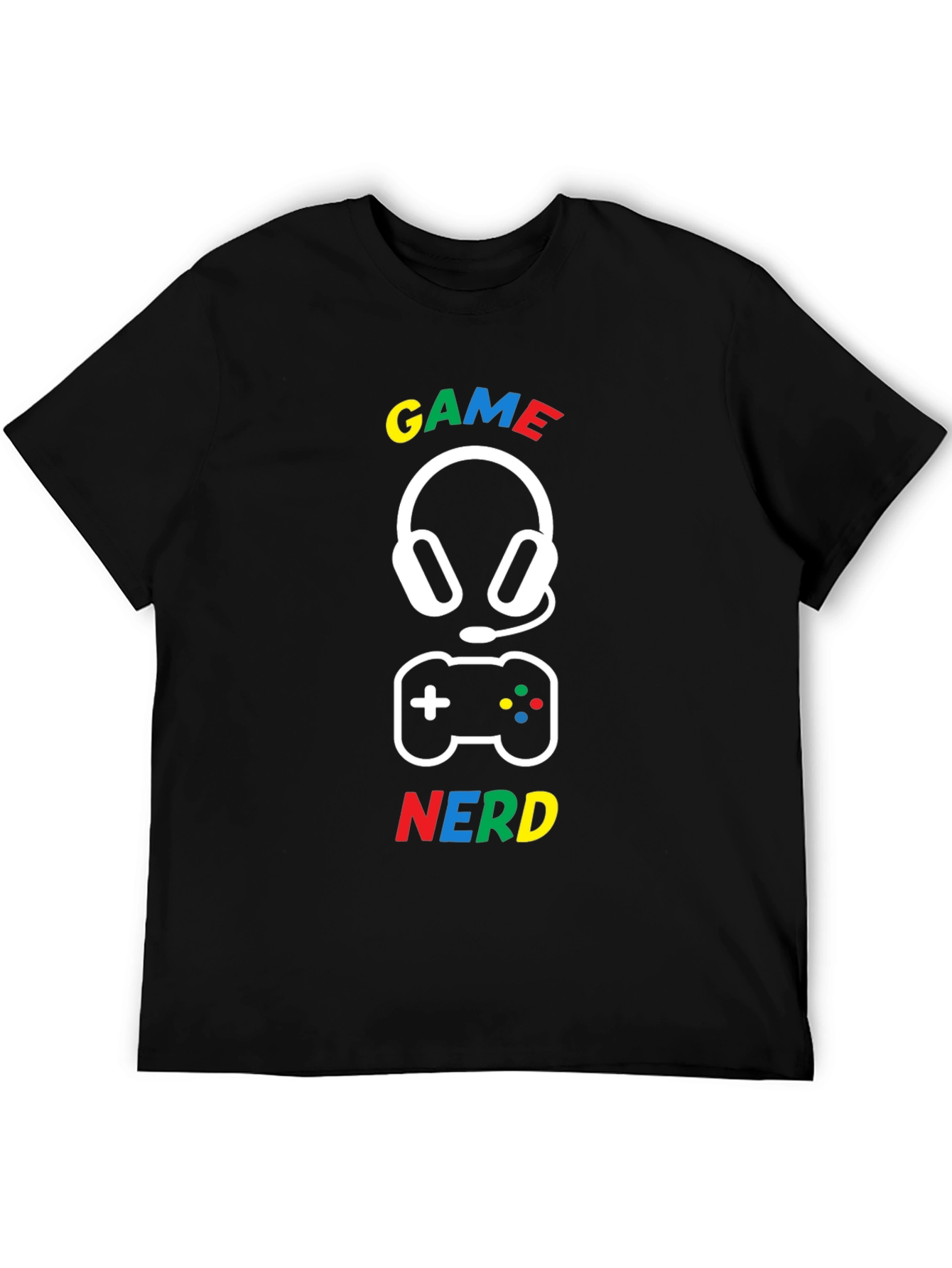 Gamer Nerd T-Shirt - Black - Graphic Tee