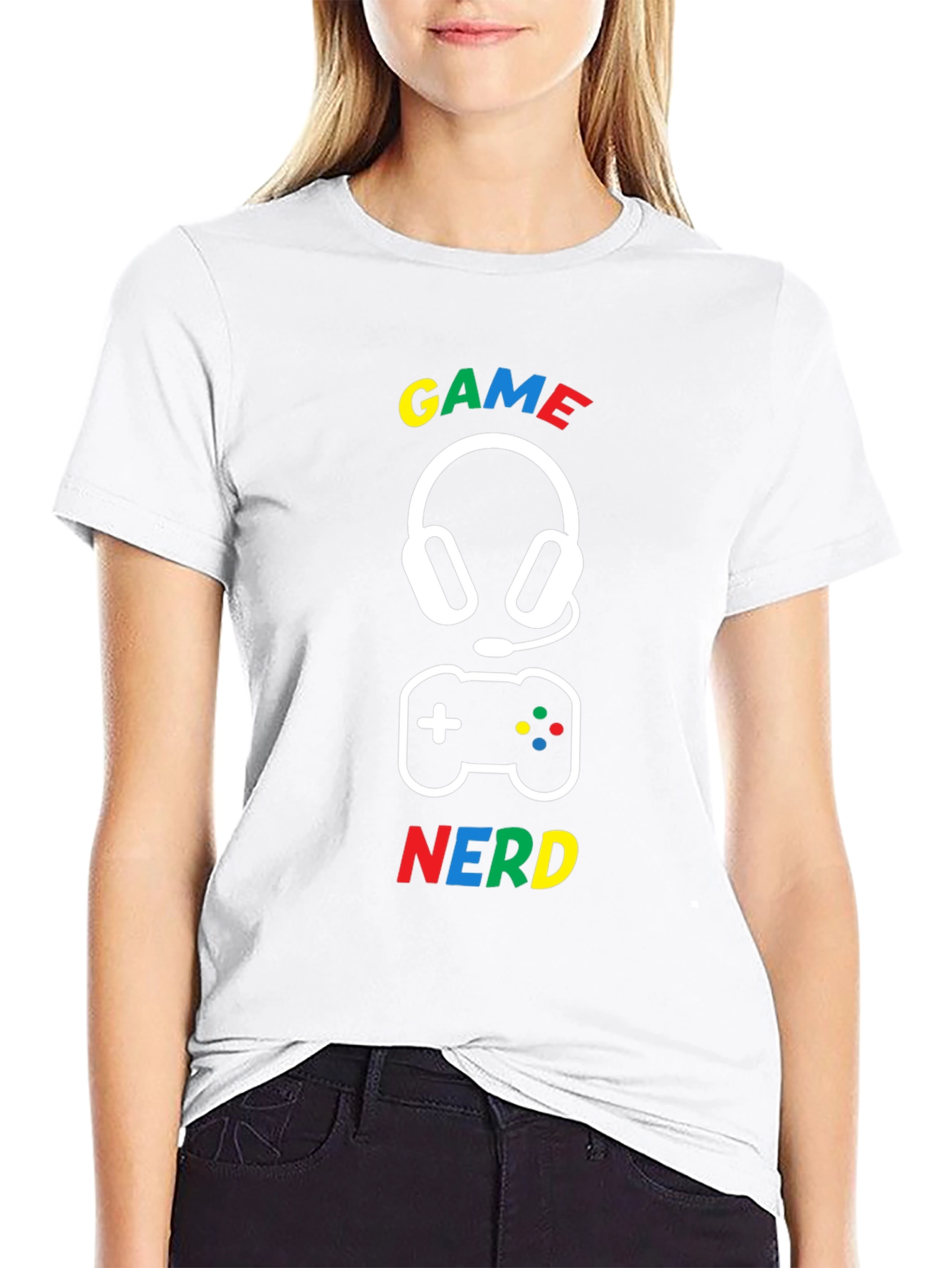 Gamer Nerd T-Shirt - Black - Graphic Tee