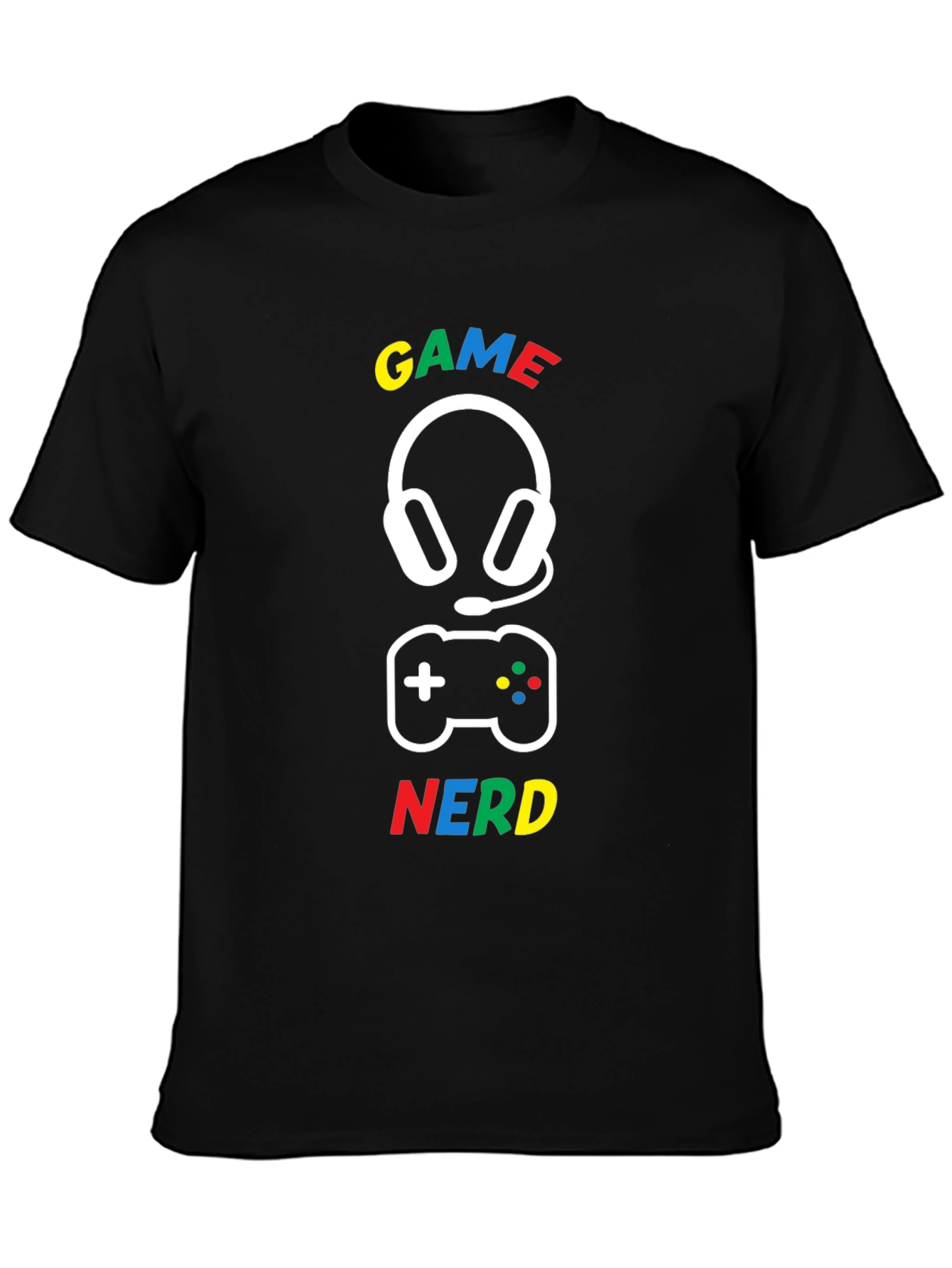 Gamer Nerd T-Shirt - Black - Graphic Tee