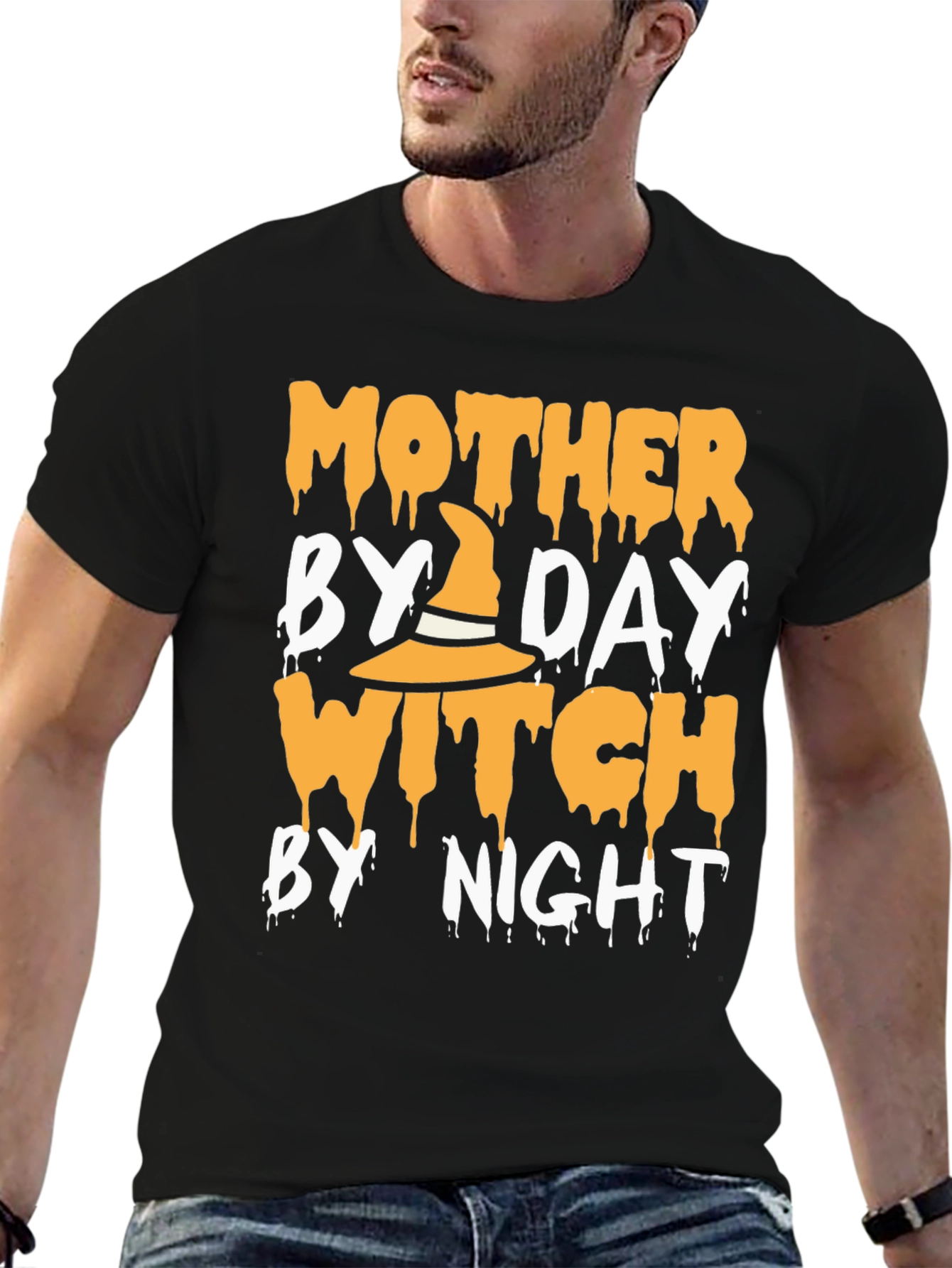Mother By Day Witch By Night Halloween T-Shirt