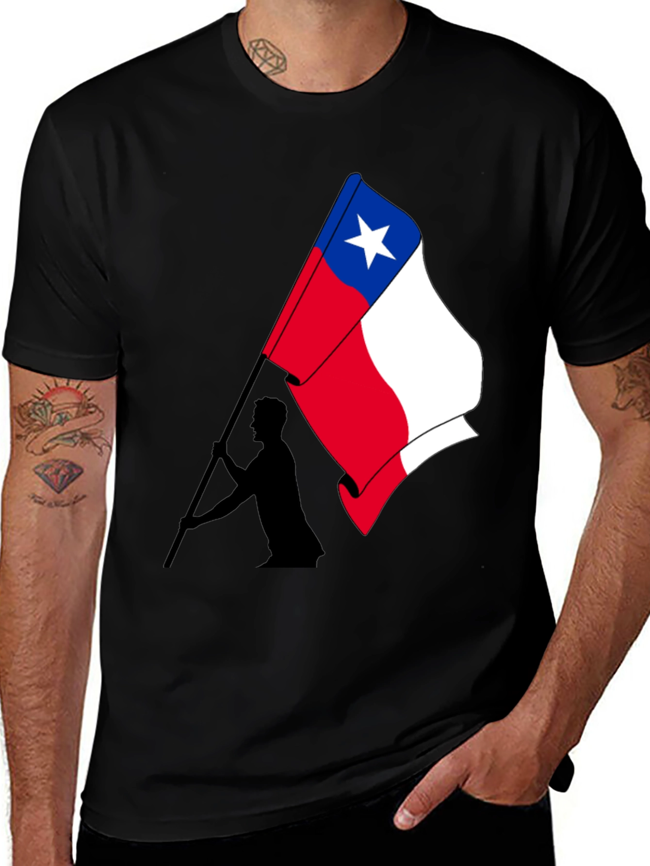 Chile Flag Graphic T-Shirt - Patriotic Pride
