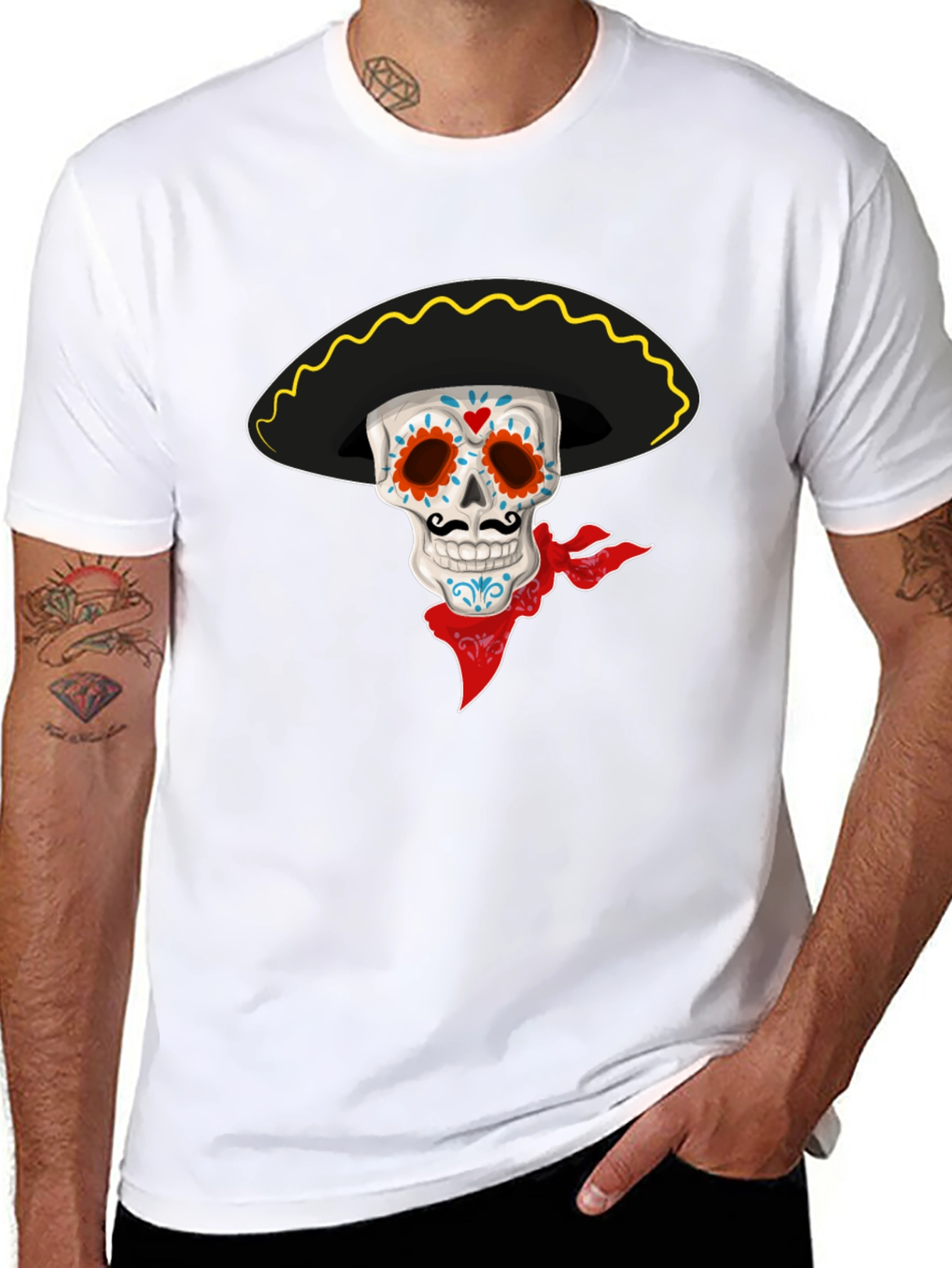 Day of the Dead Skull T-Shirt