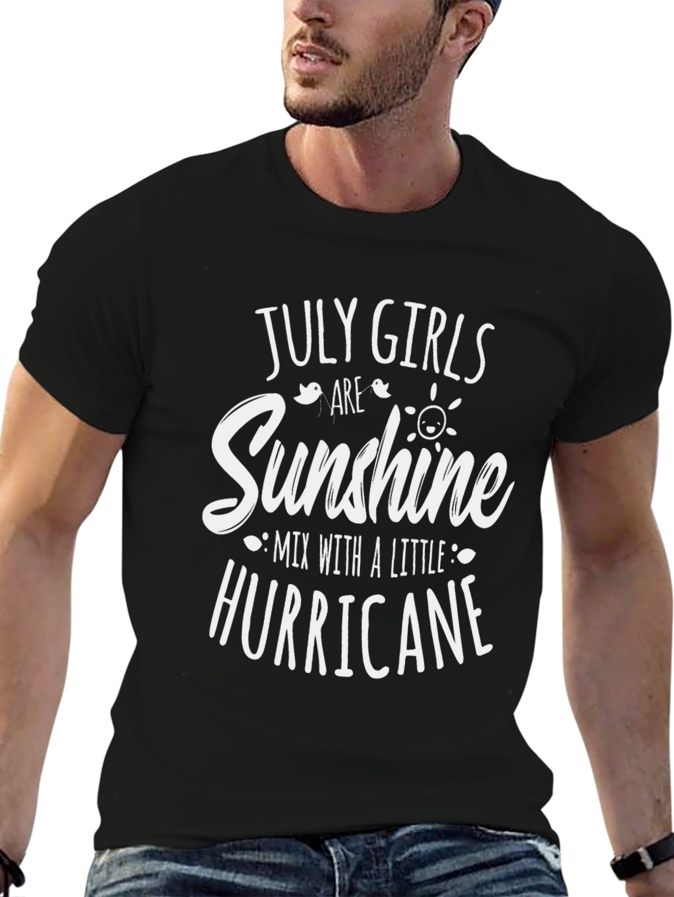 July Girls Sunshine Hurricane Black T-Shirt
