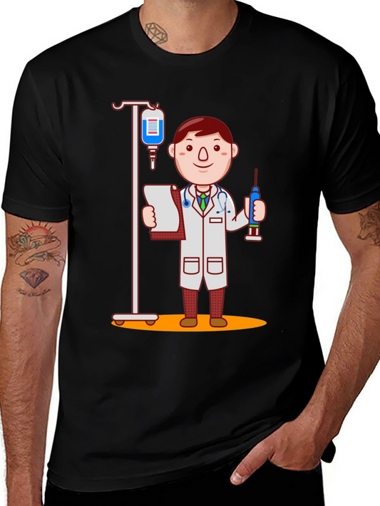 Doctor Cartoon Graphic T-Shirt