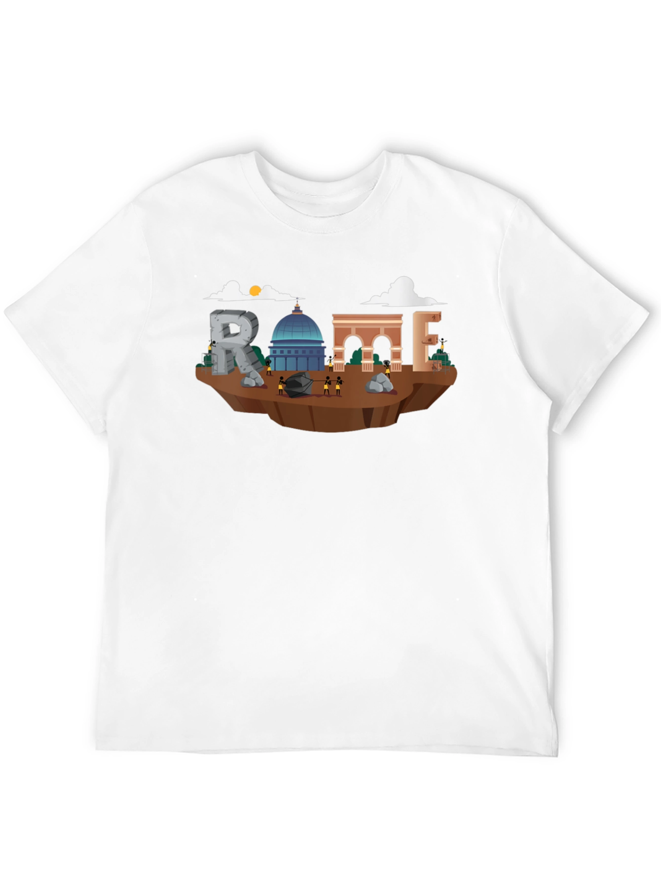 Rome Landmark Graphic T-Shirt