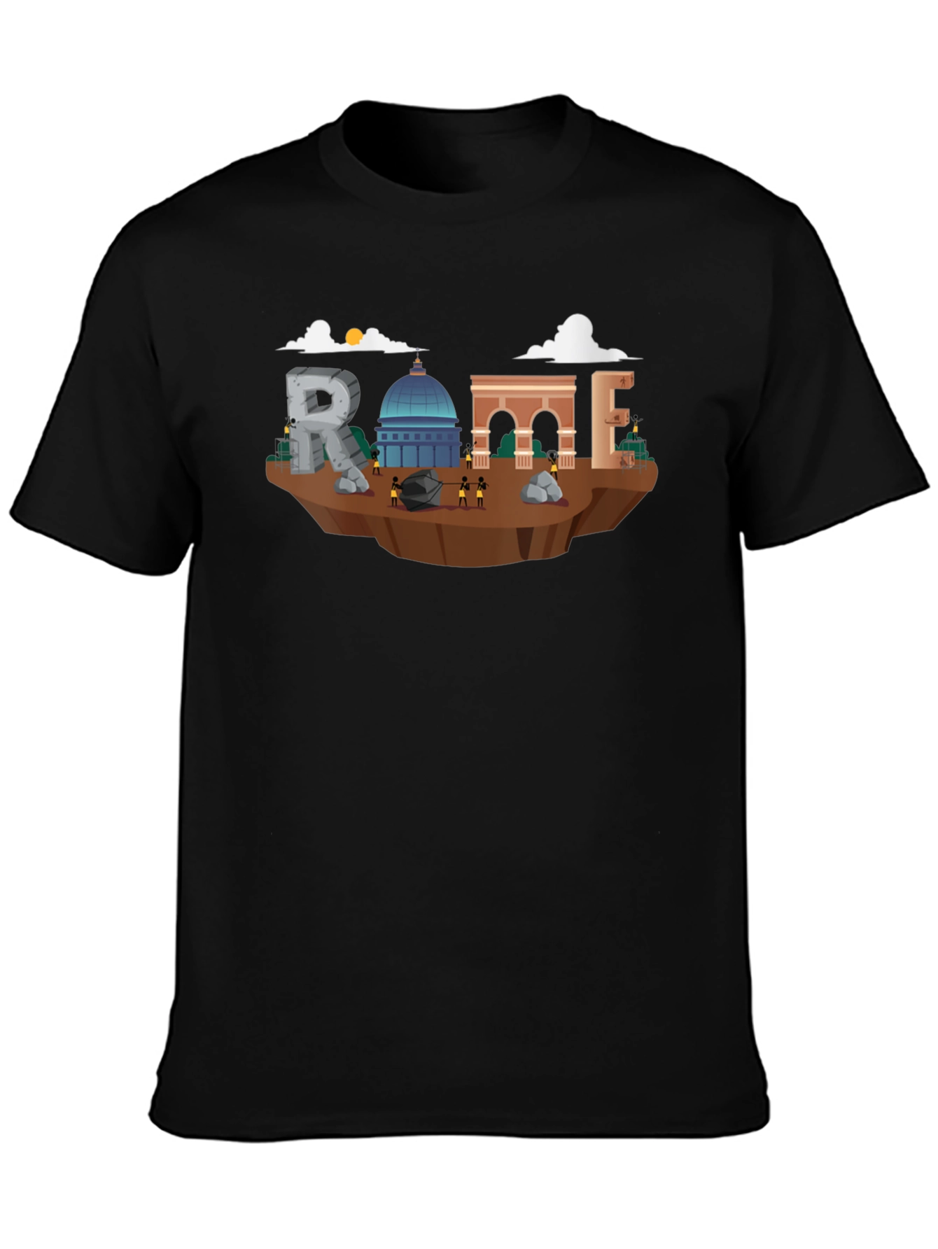 Rome Landmark Graphic T-Shirt