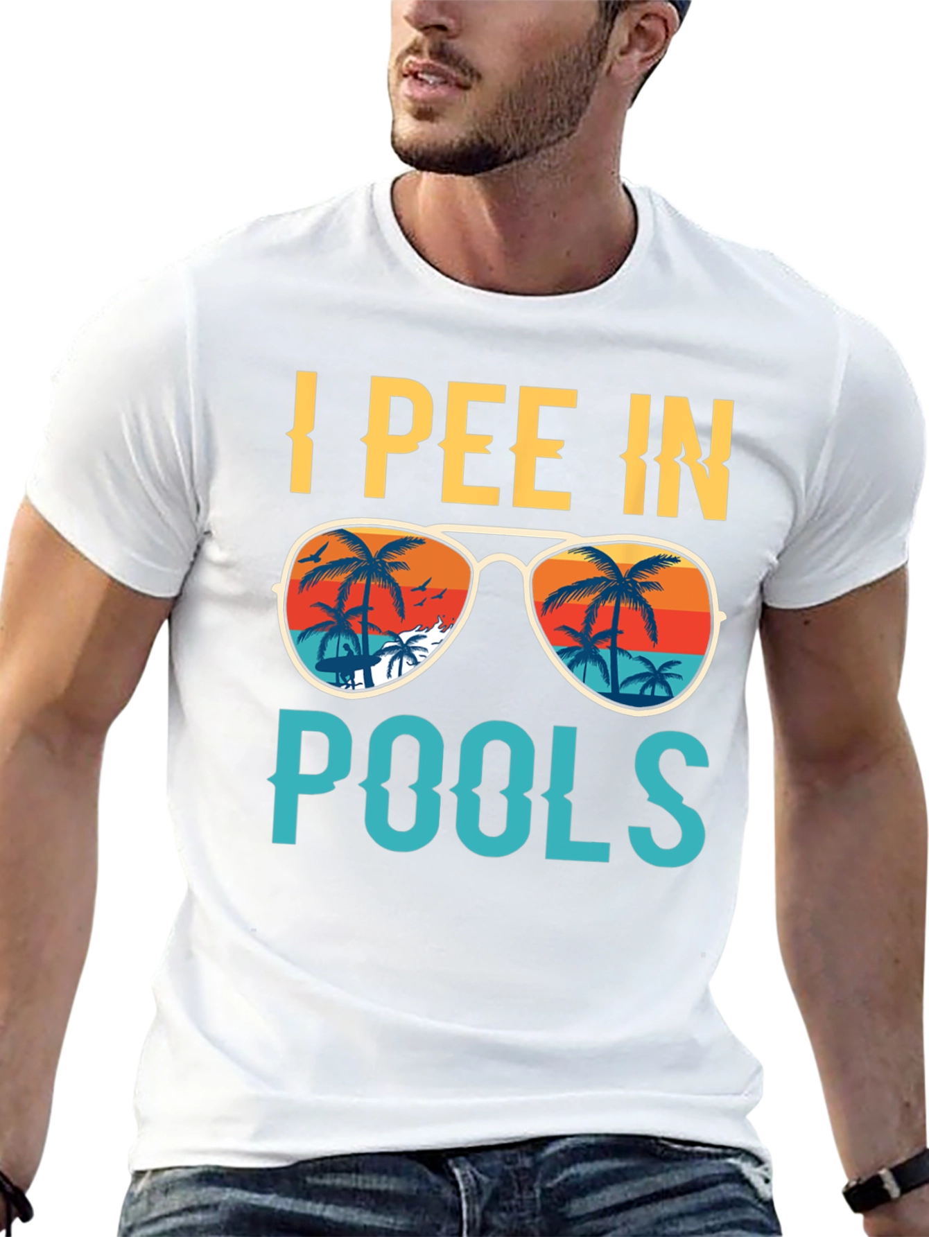 I Pee In Pools T-Shirt - Funny Summer Tee