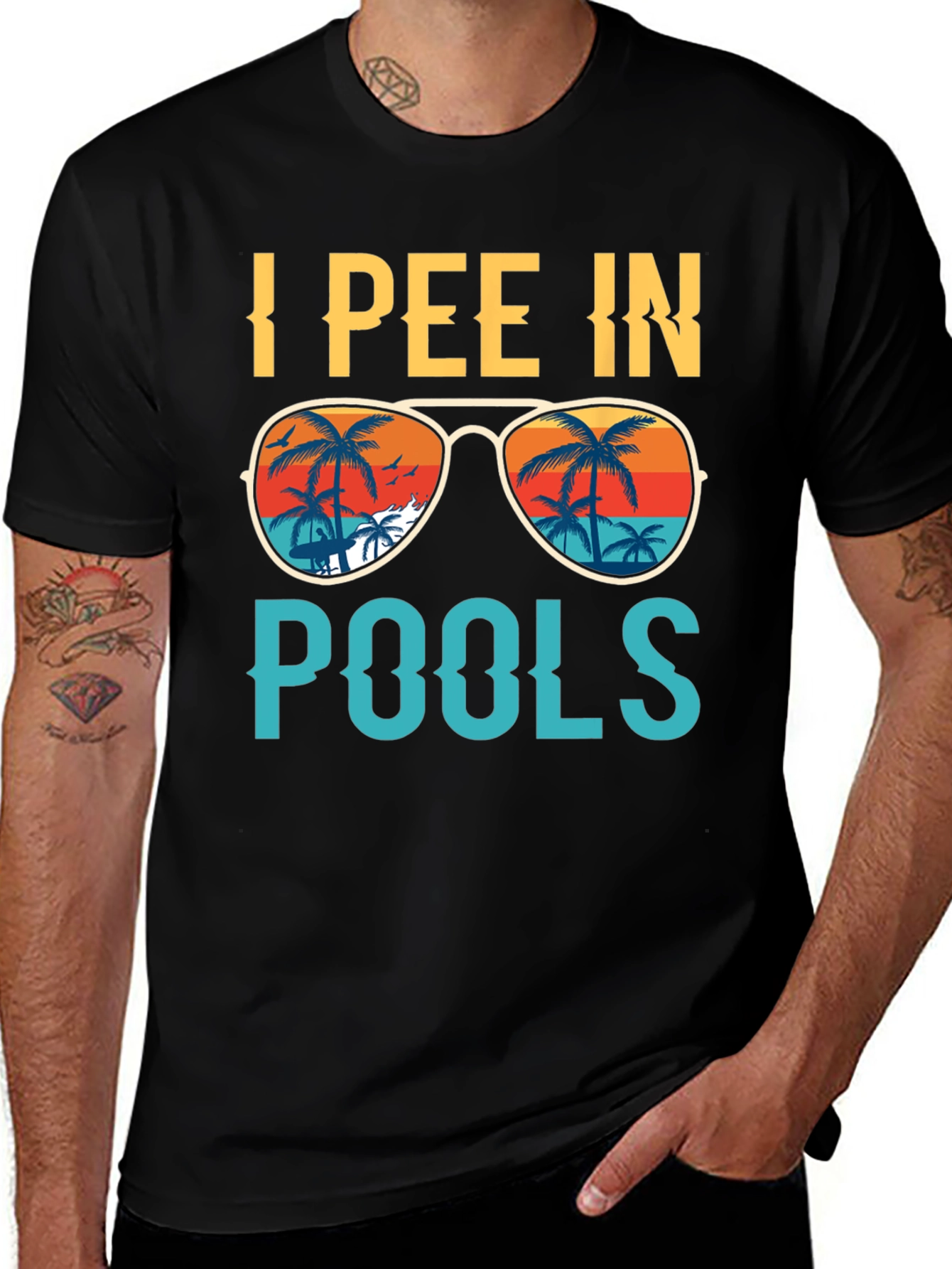 I Pee In Pools T-Shirt - Funny Summer Tee