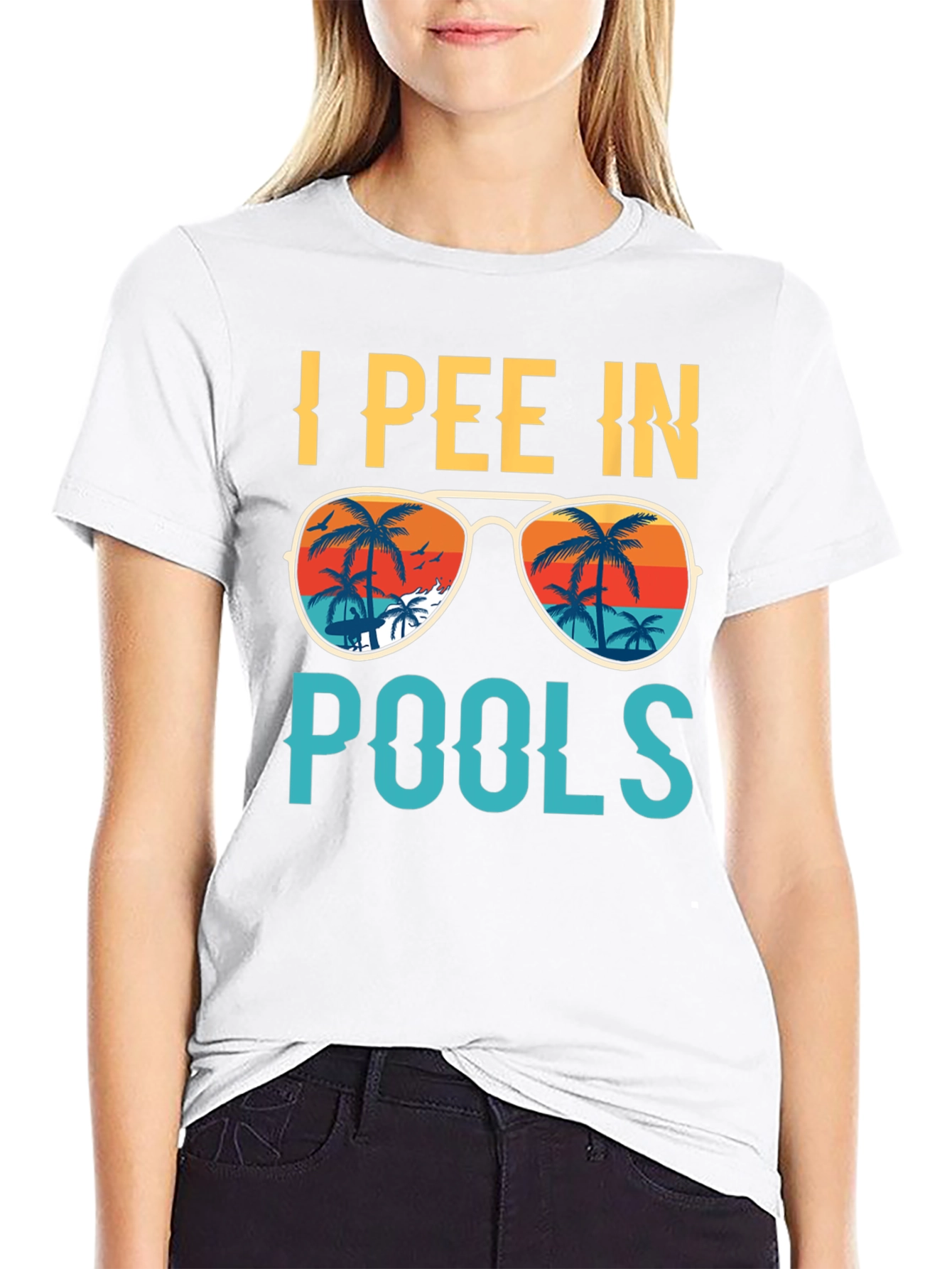 I Pee In Pools T-Shirt - Funny Summer Tee