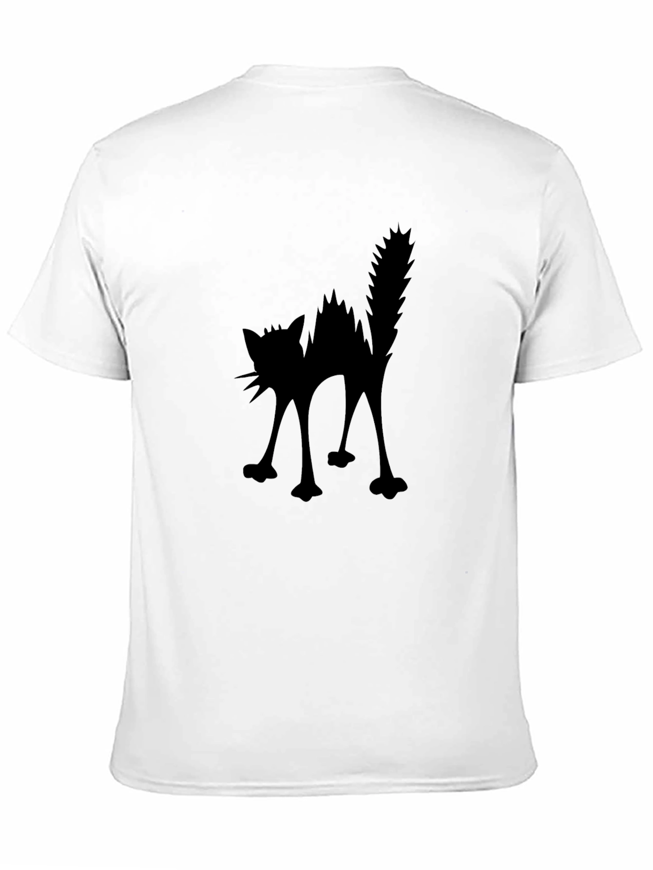 Scaredy Cat Black T-Shirt - Halloween Spooky Tee