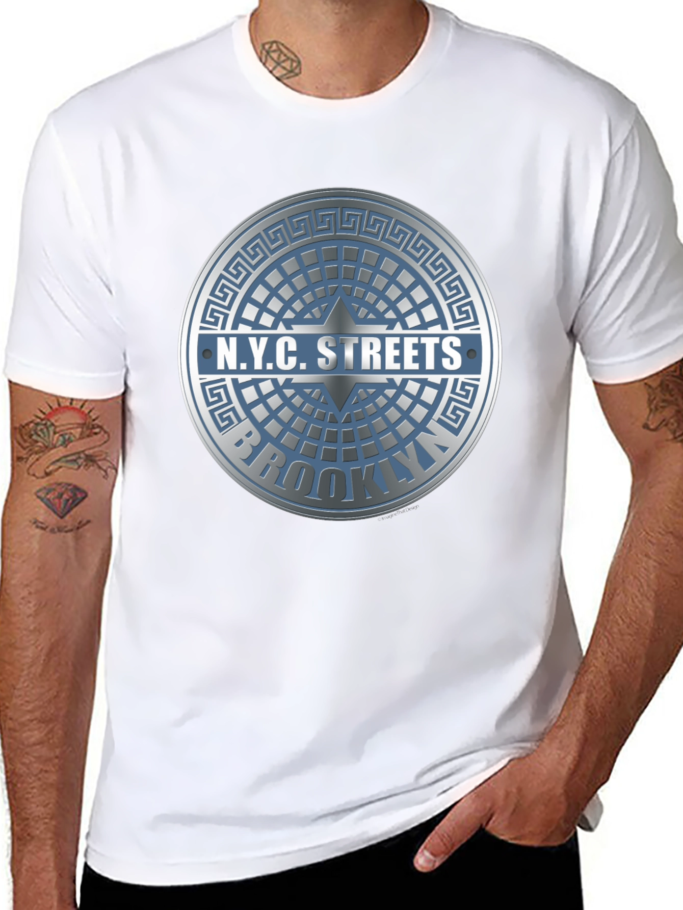 N.Y.C. Streets Brooklyn Graphic T-Shirt