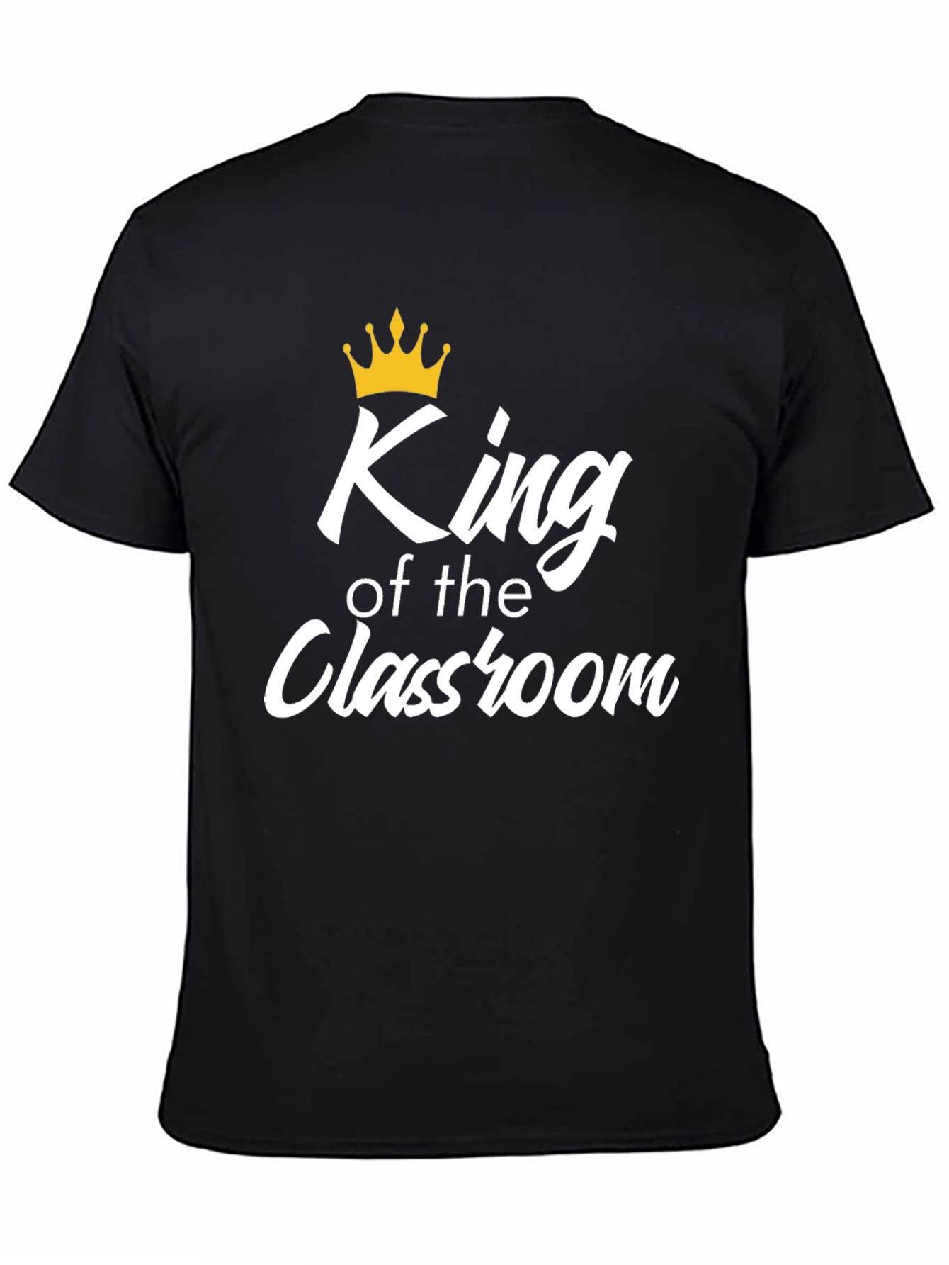 King of the Classroom Graphic T-Shirt - Black