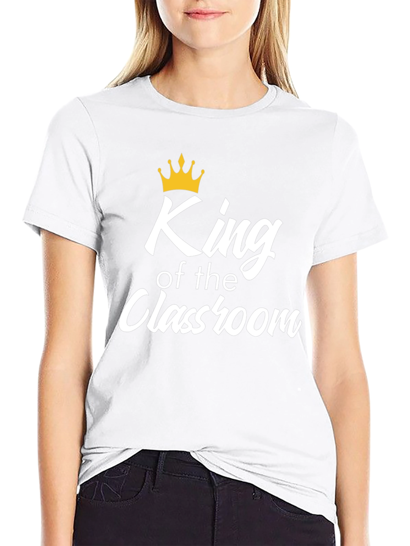 King of the Classroom Graphic T-Shirt - Black