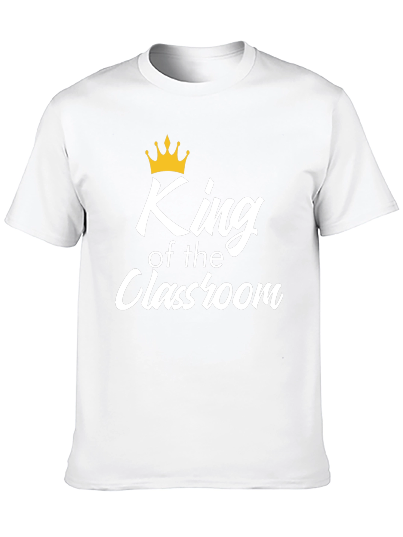 King of the Classroom Graphic T-Shirt - Black