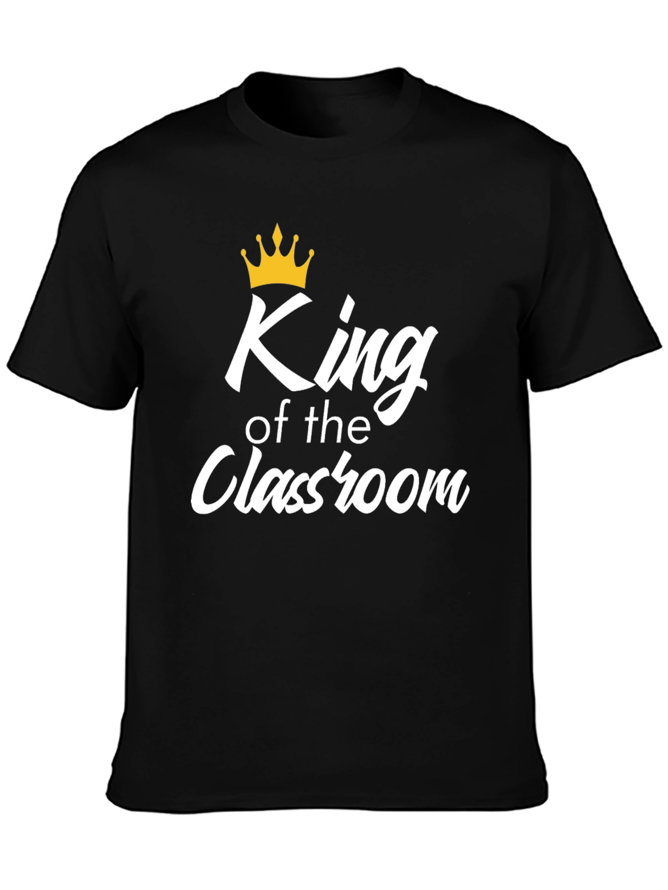 King of the Classroom Graphic T-Shirt - Black